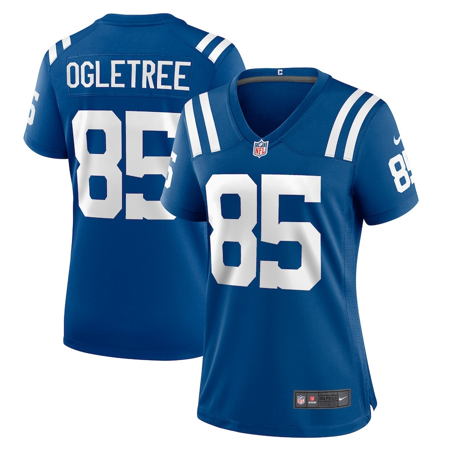 Andrew Ogletree 85 Indianapolis Colts Game Royal NFL Jersey Women's