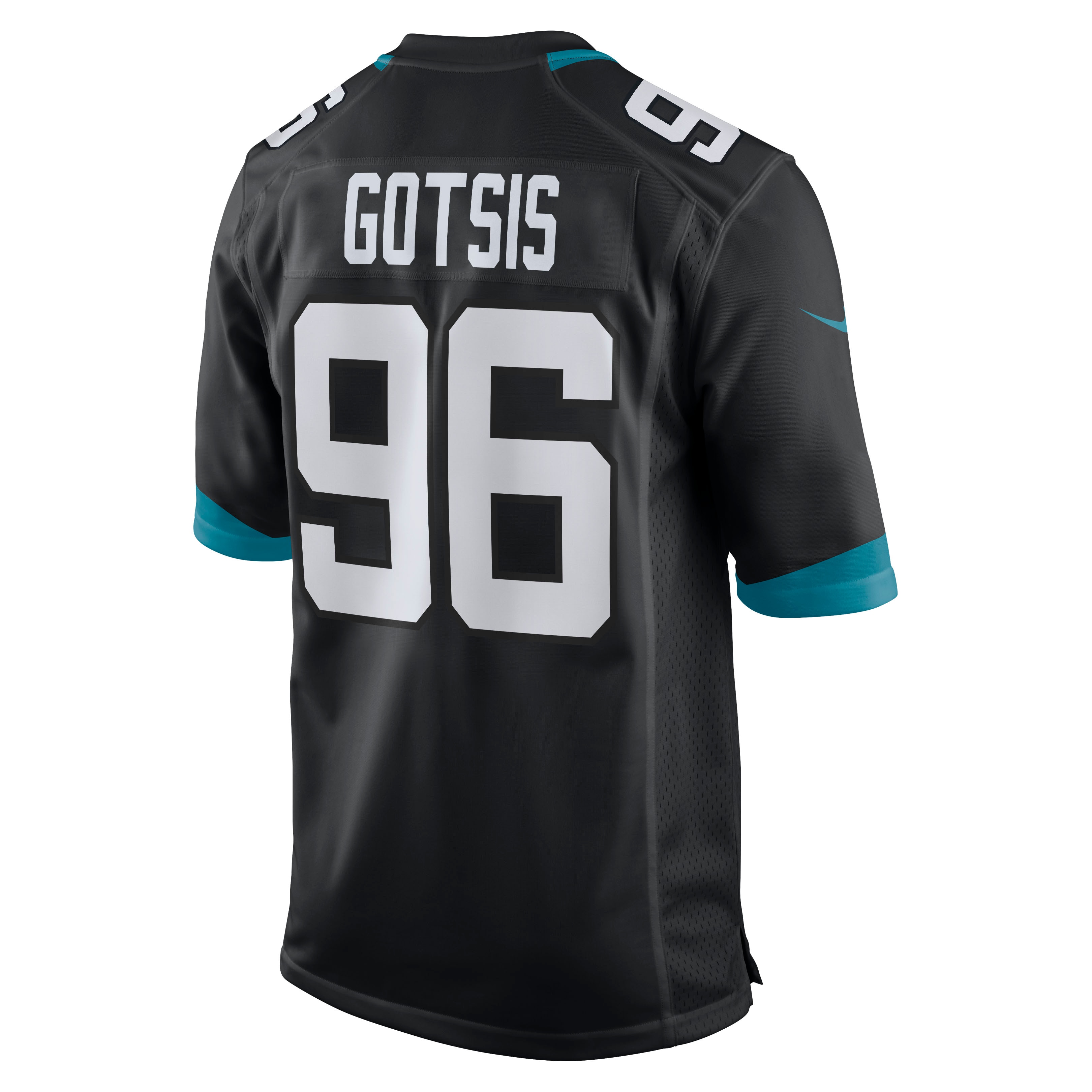 Jacksonville Jaguars Adam Gotsis Black Game NFL Jersey Men's