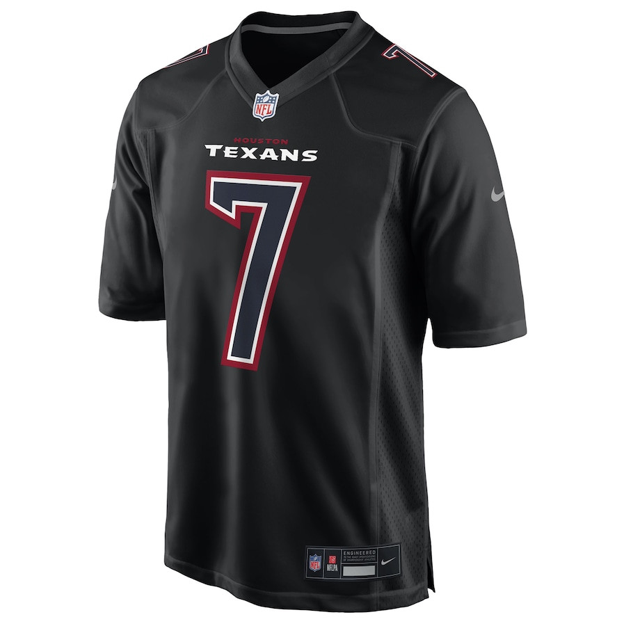 C.J. Stroud 7 Houston Texans Fashion Game Black NFL Jersey Men's