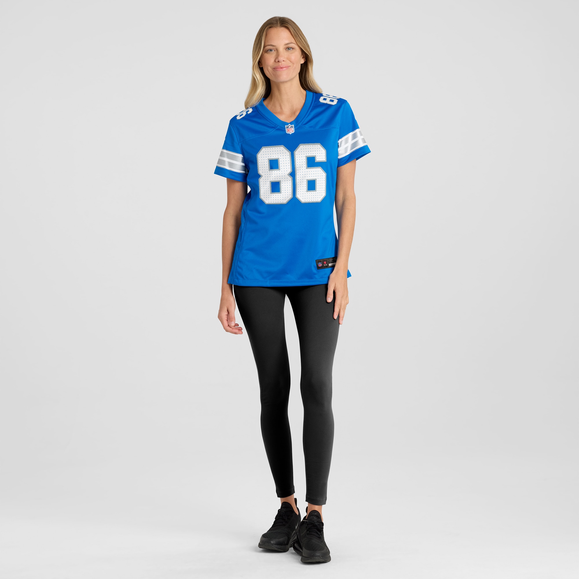 Detroit Lions Sean McKeon Blue Game NFL Jersey Women's