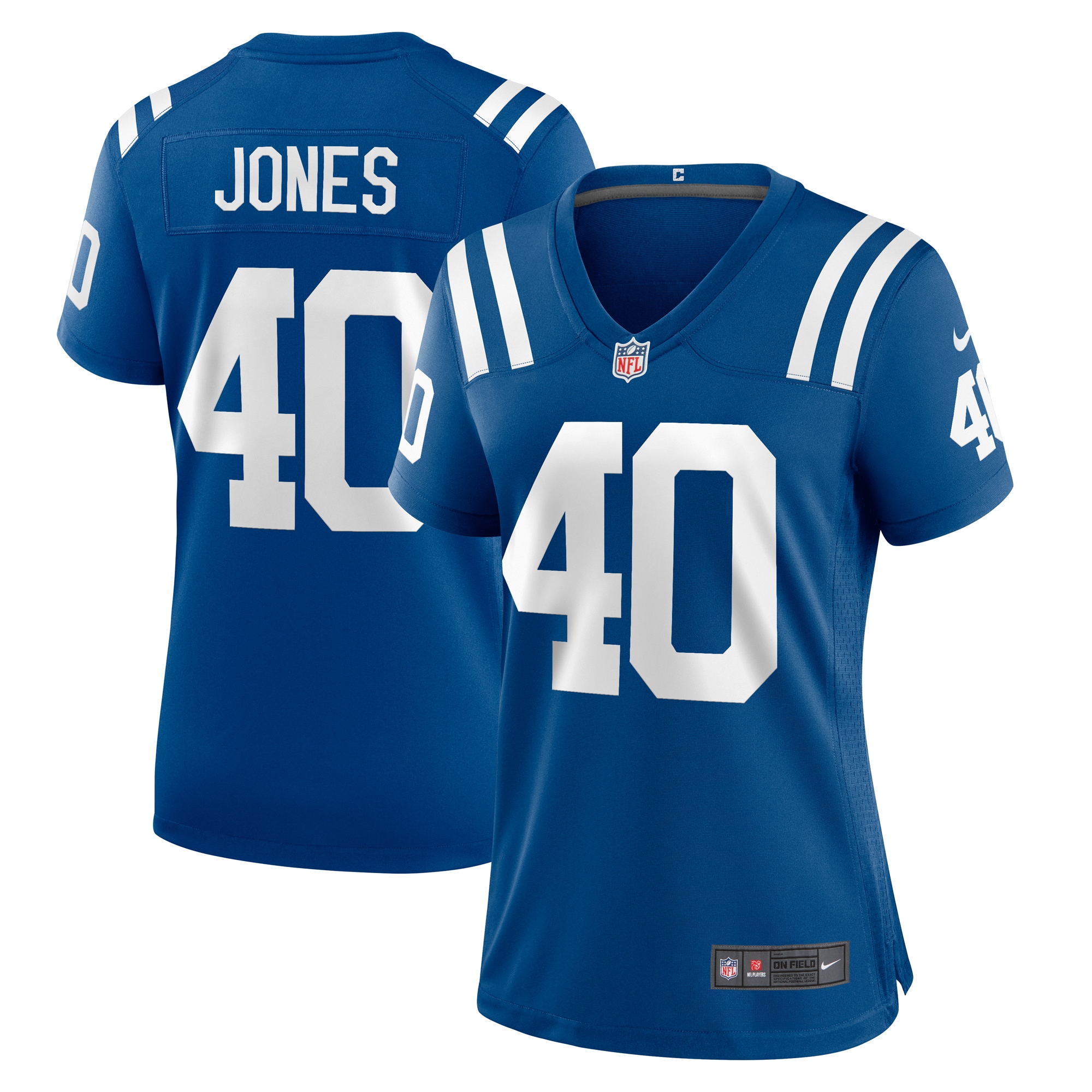 Indianapolis Colts Jaylon Jones Royal Team Game NFL Jersey Women's