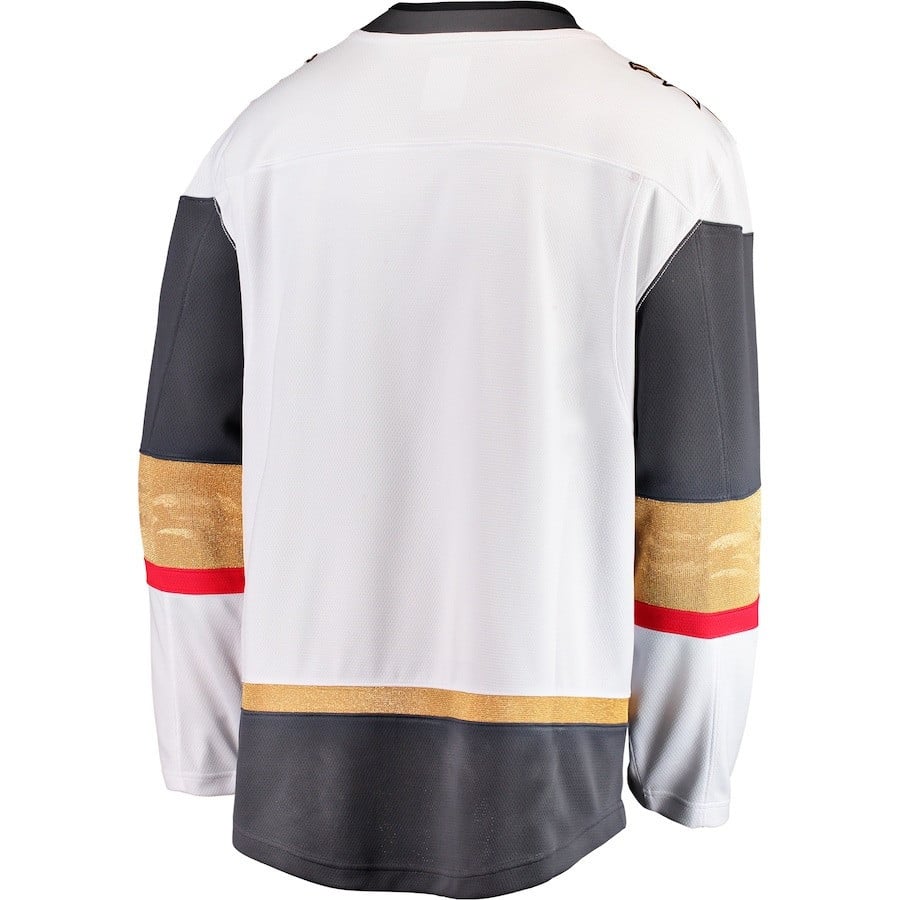 Alec Martinez 23 Vegas Golden Knights 2023 Stanley Cup Champions Patch Breakaway White NHL Jersey Men's