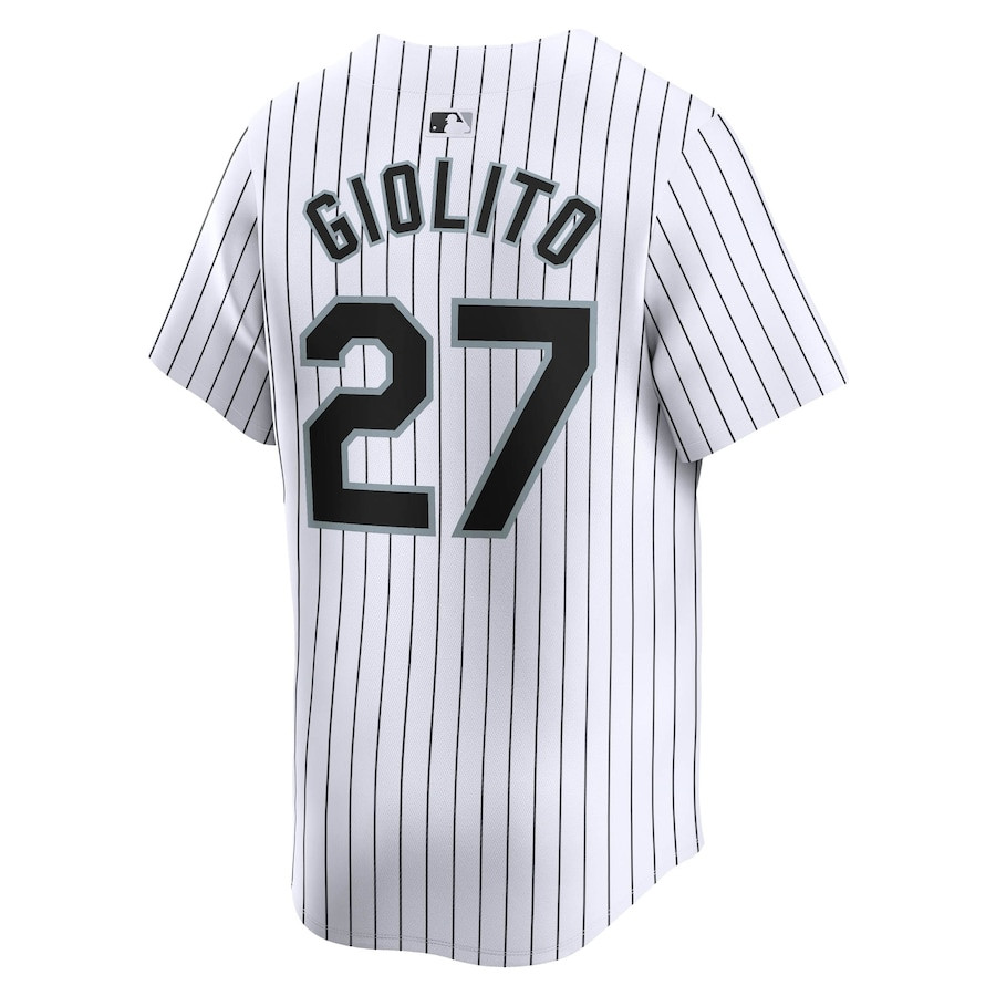 Lucas Giolito 27 Chicago White Sox Home Limited Player White MLB Jersey Men's