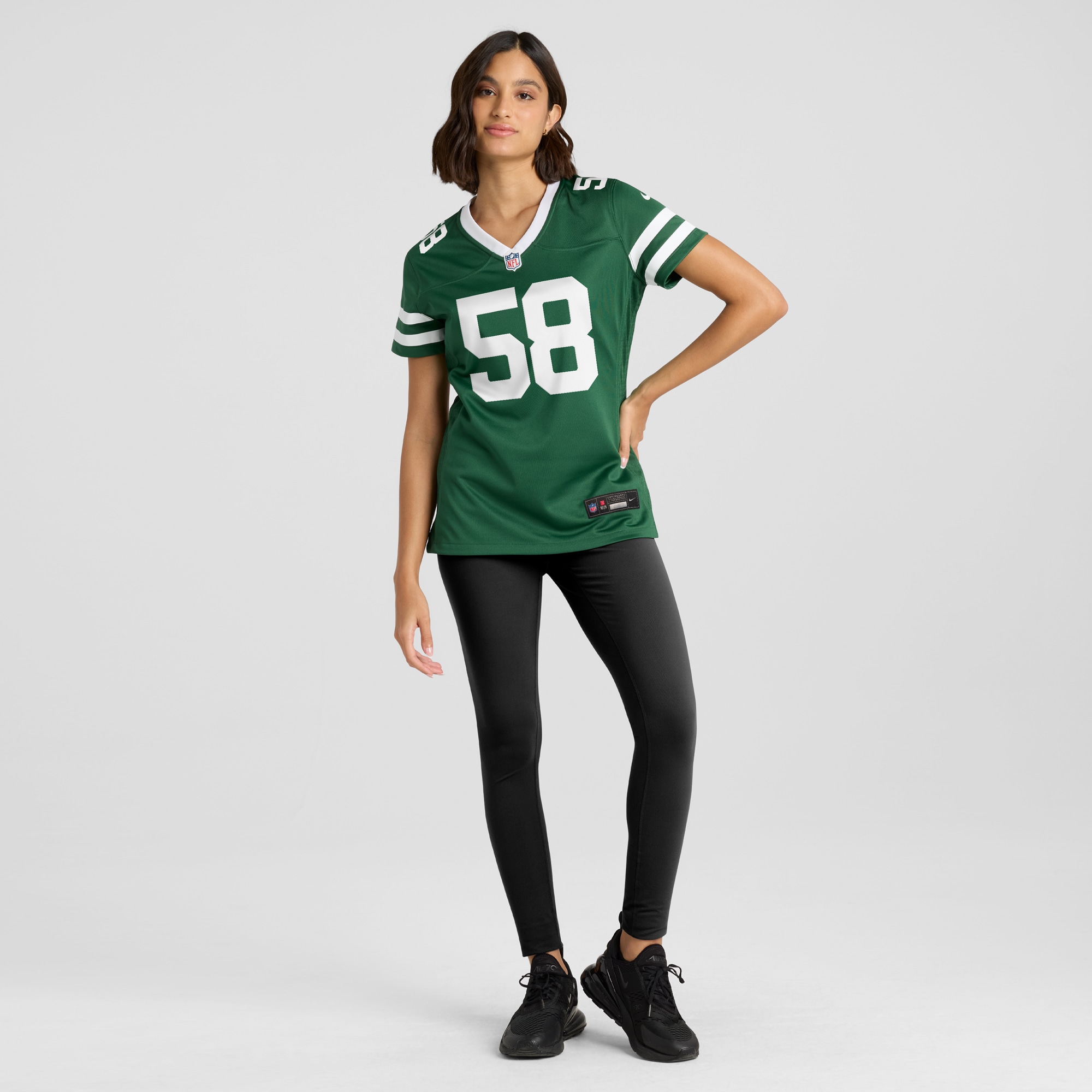 New York Jets Eric Watts Legacy Green Team Game NFL Jersey Women's