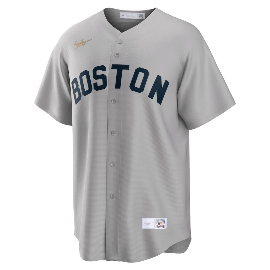 Carl Yastrzemski 8 Boston Red Sox Cooperstown Collection Road Gray MLB Jersey Men's