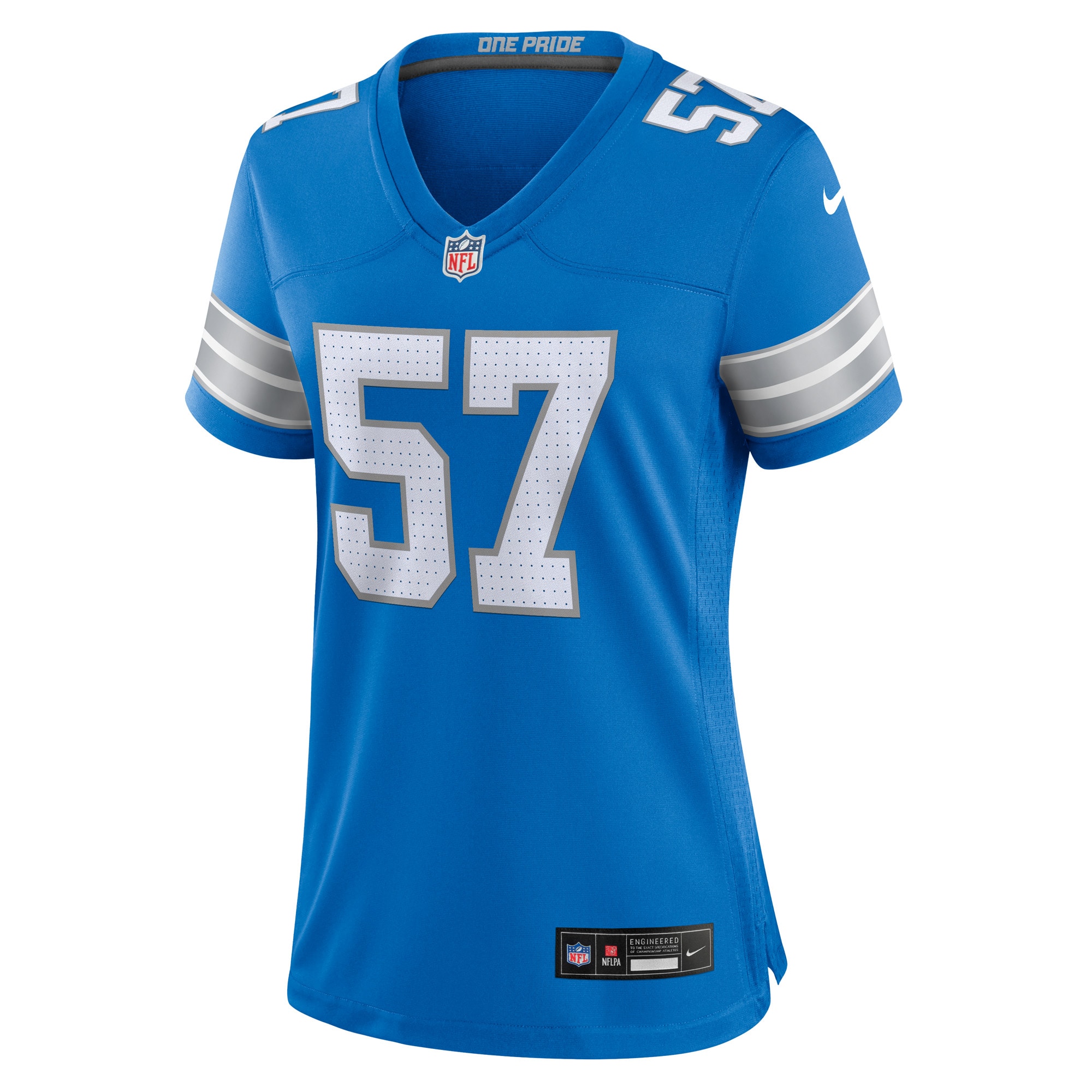 Detroit Lions Nate Lynn Blue Game NFL Jersey Women's