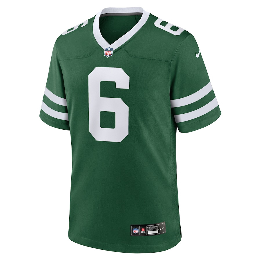 Thomas Morstead 6 New York Jets Team Game Legacy Green NFL Jersey Men's