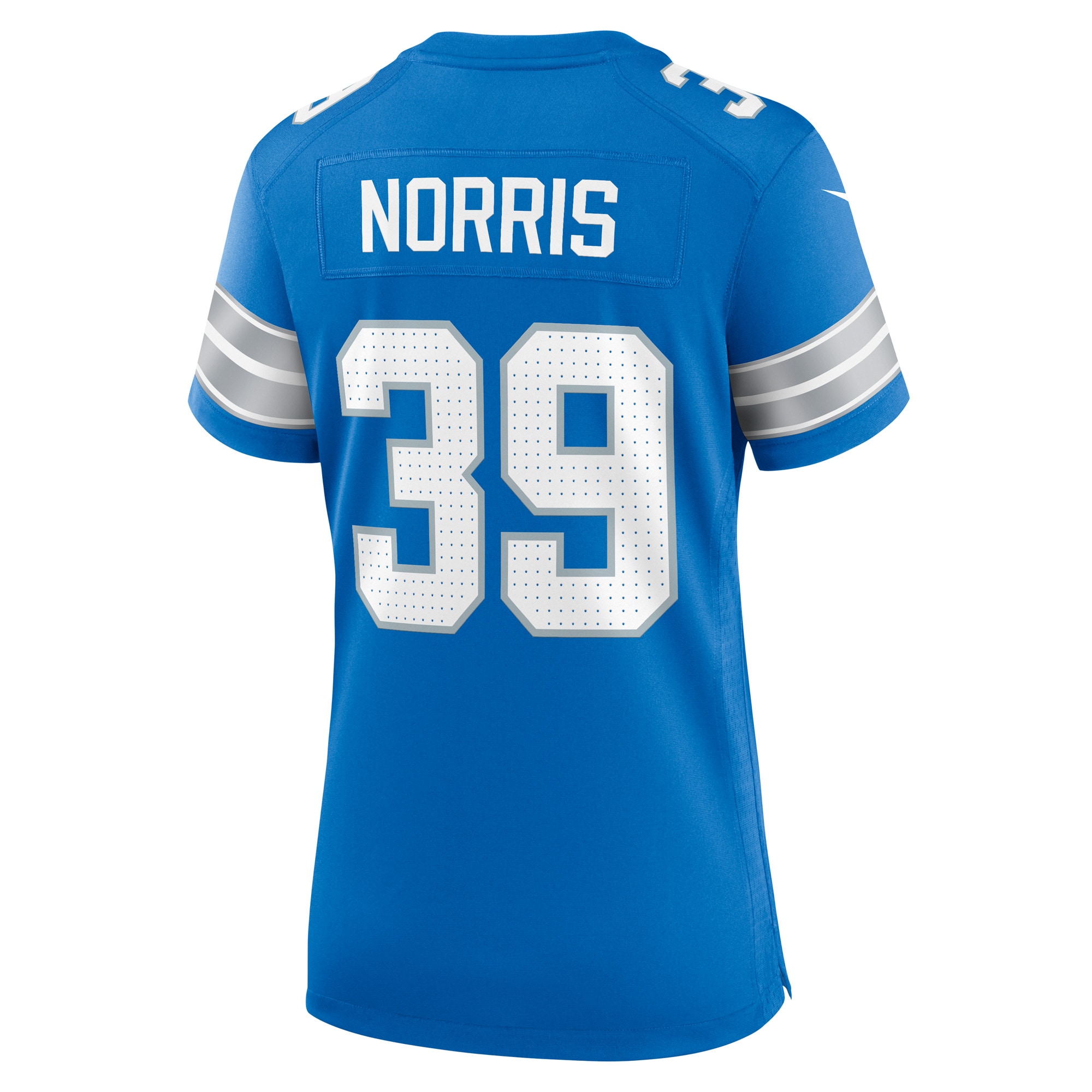 Detroit Lions Morice Norris Blue Game NFL Jersey Women's