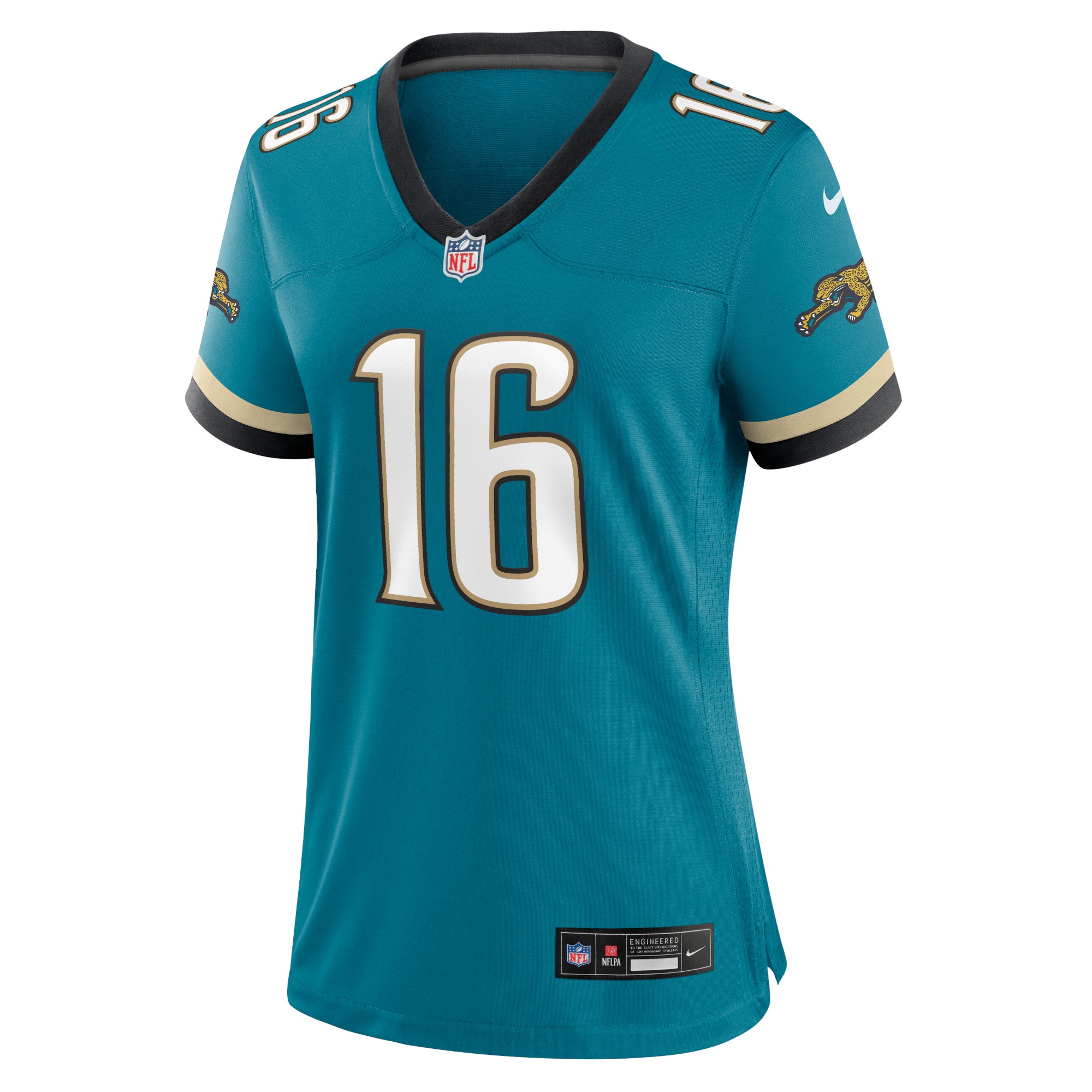 Jacksonville Jaguars Trevor Lawrence Teal Prowler Throwback Game NFL Jersey Women's