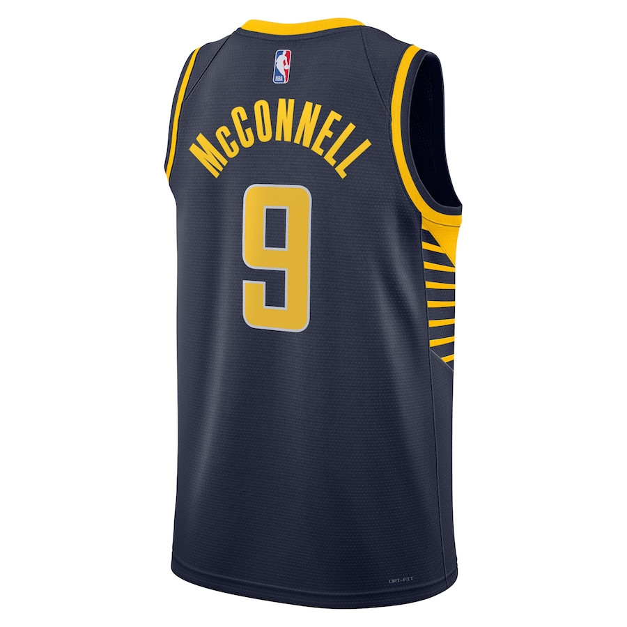 T.J. McConnell 9 Indiana Pacers Unisex Swingman Icon Edition Navy NBA Jersey Unisex