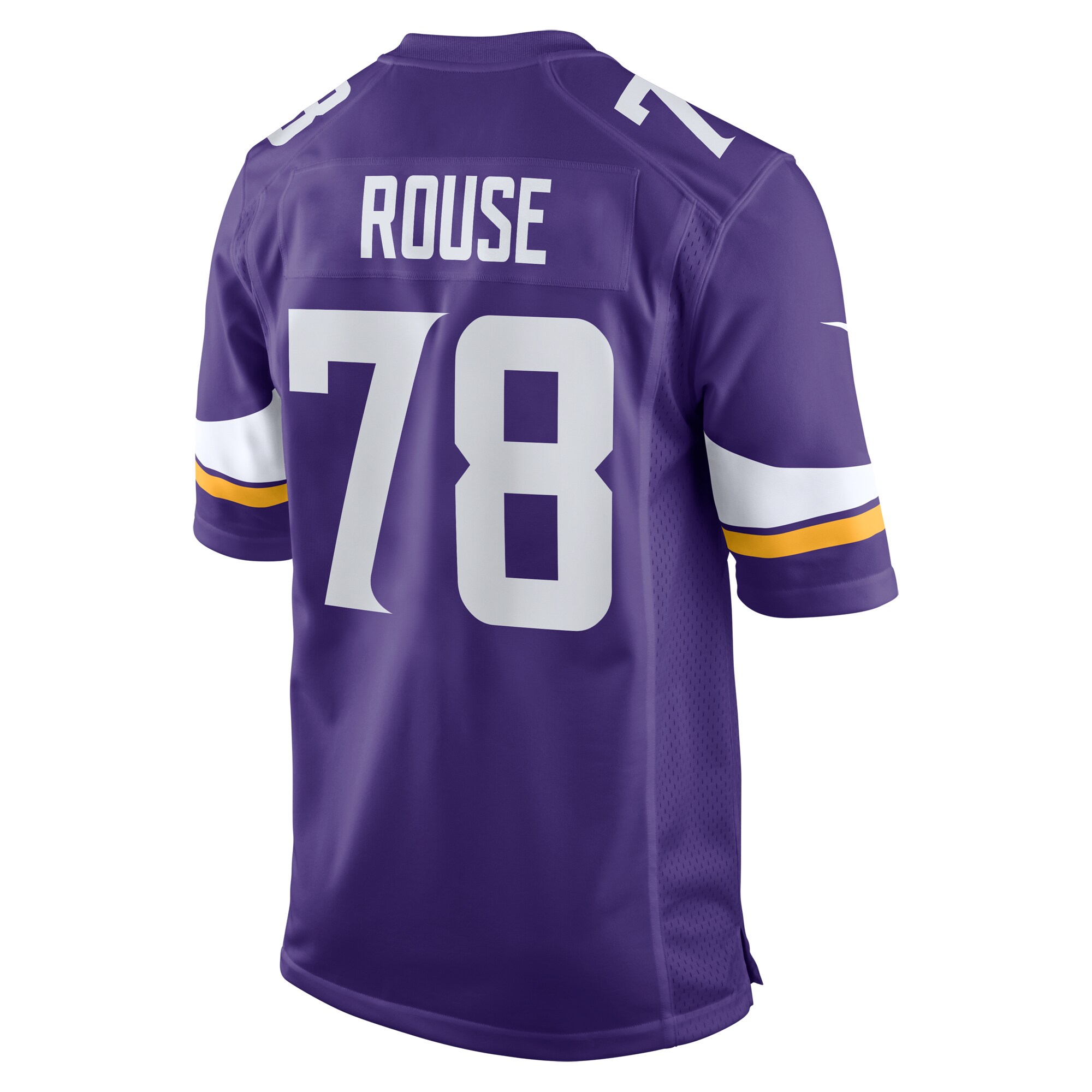 Minnesota Vikings Walter Rouse Purple Game NFL Jersey Men's