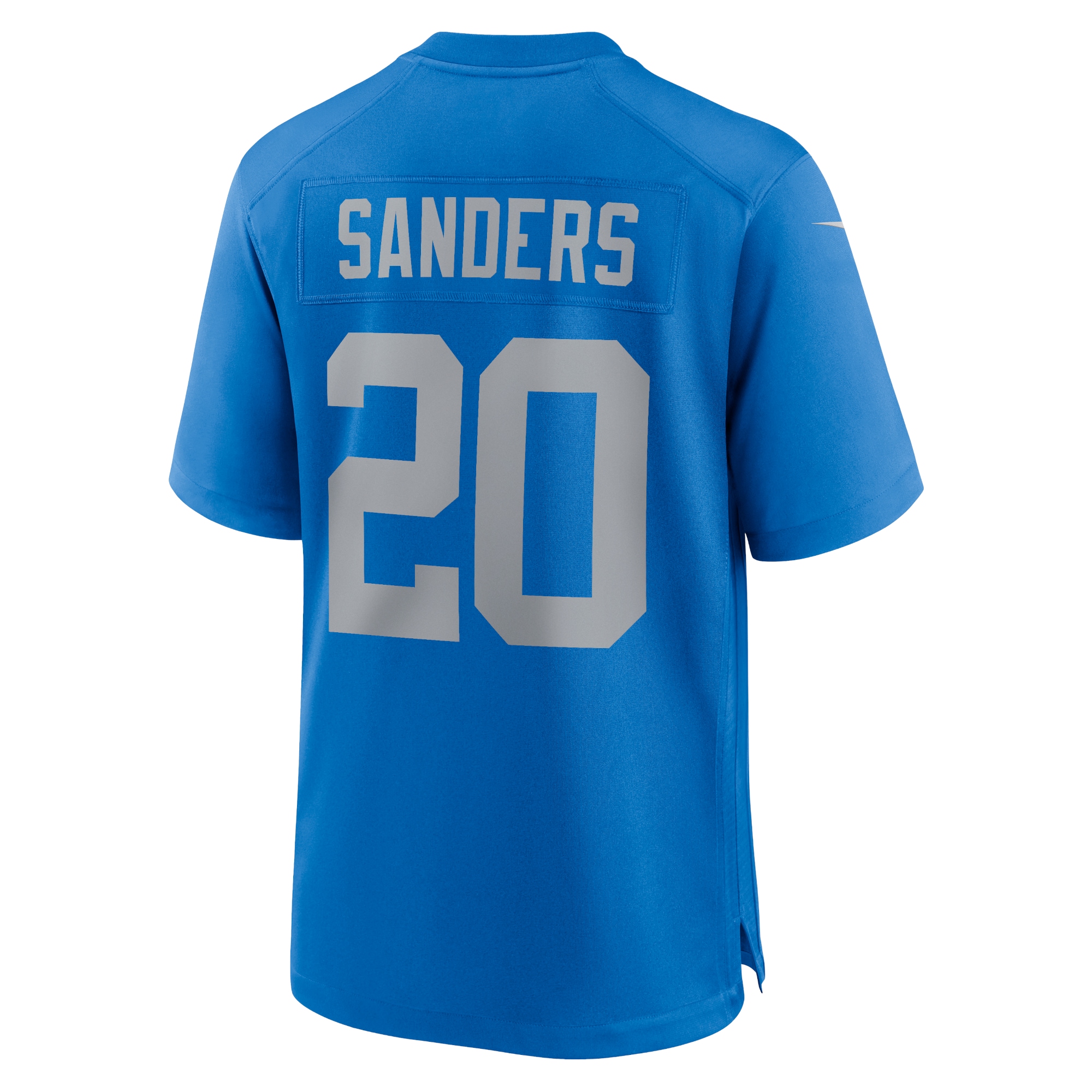 Detroit Lions Barry Sanders Blue Alternate Game NFL Jersey Men's