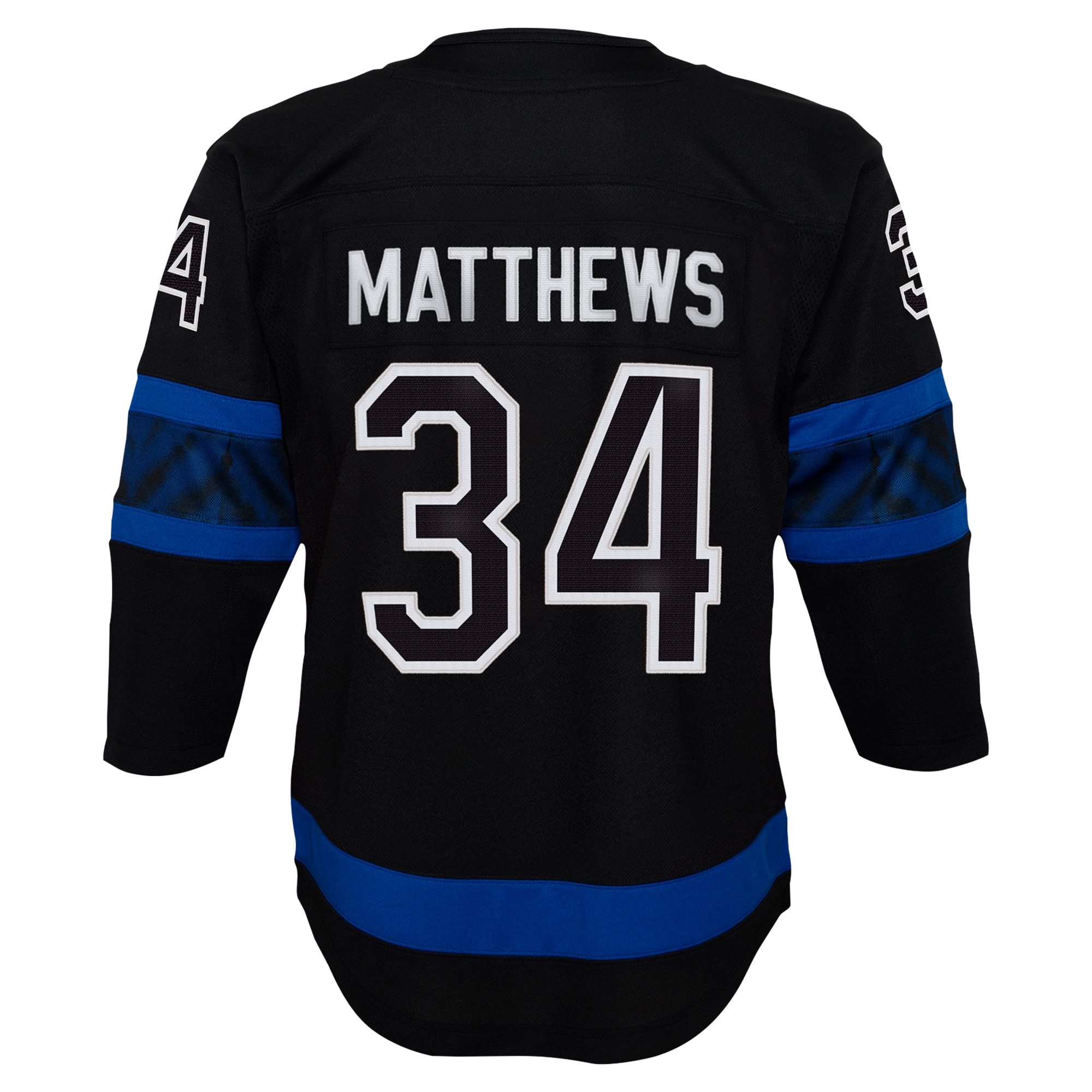 Toronto Maple Leafs Auston Matthews Black Alternate Premier Player NHL Jersey Youth