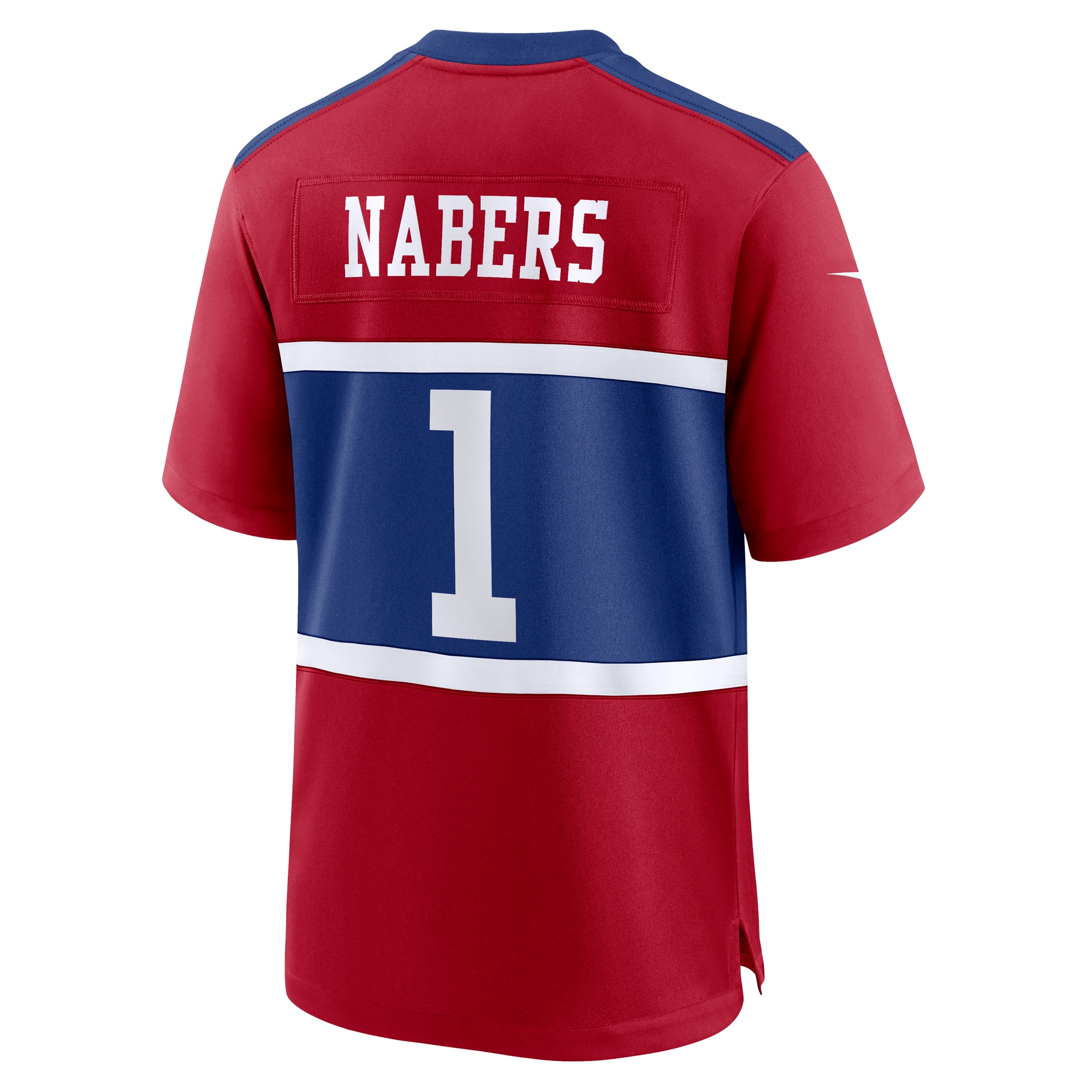 New York Giants Malik Nabers Century Red Alternate Player Game NFL Jersey Youth