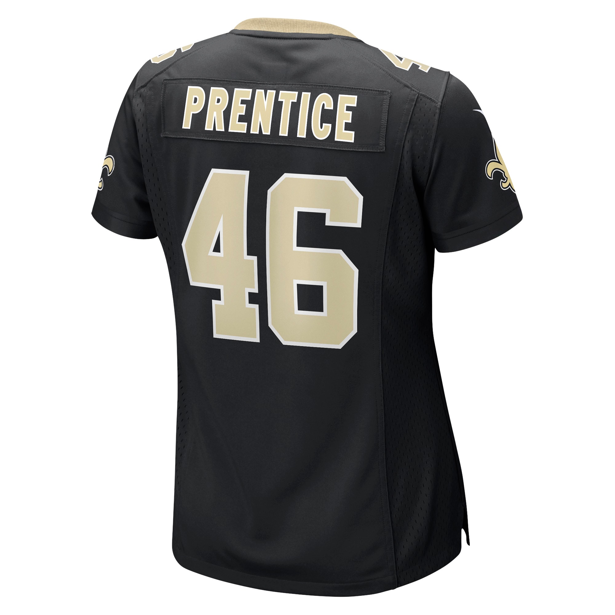 New Orleans Saints Adam Prentice Black Game Player NFL Jersey Women's