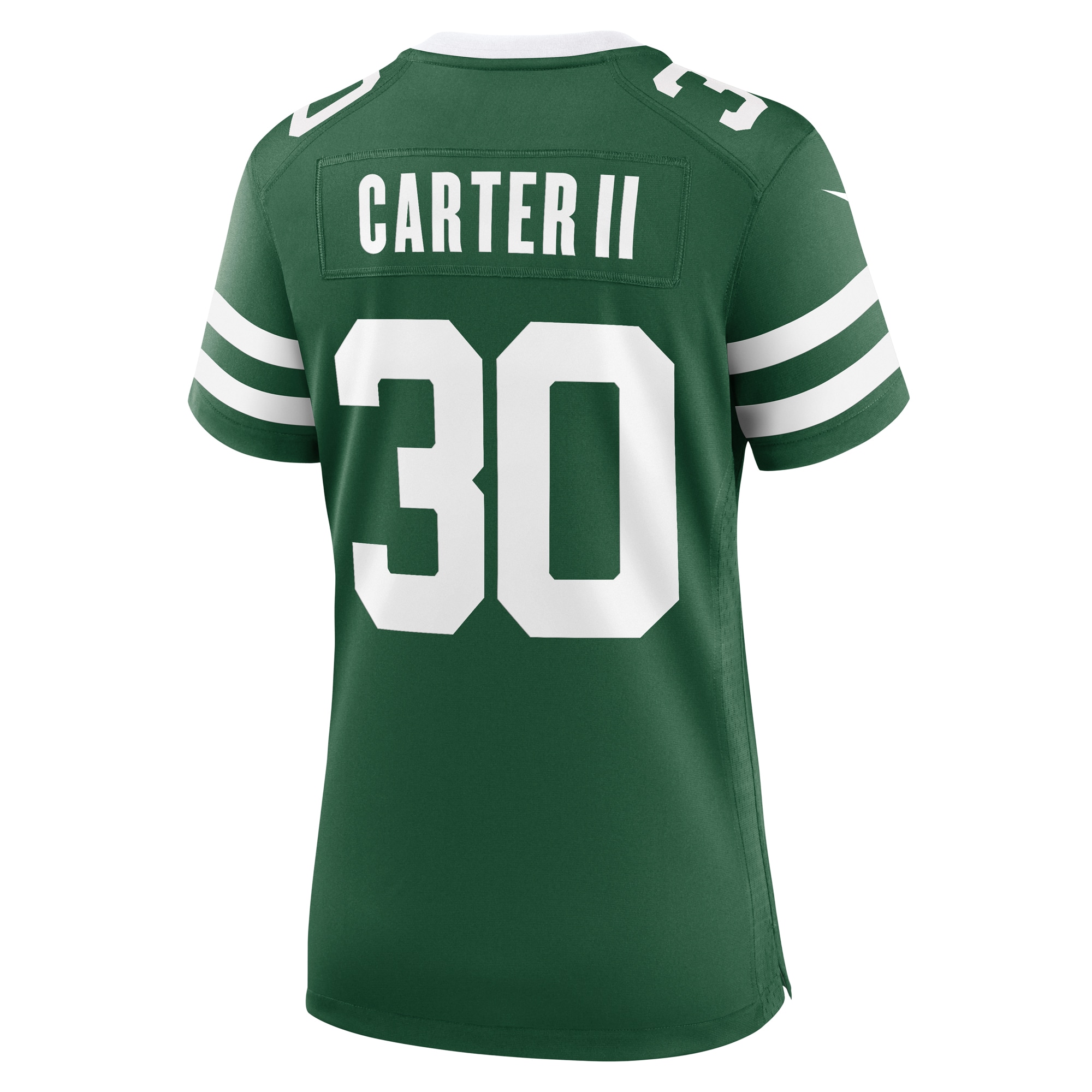 New York Jets Michael Carter II Legacy Green Team Game NFL Jersey Women's