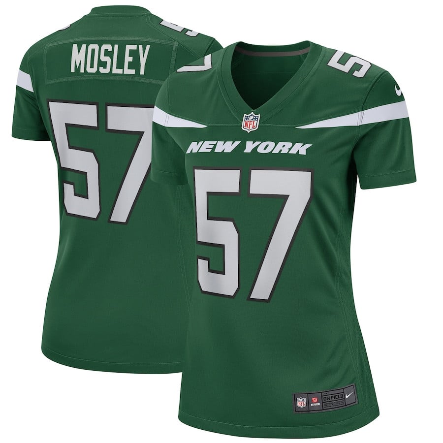C.J. Mosley 57 New York Jets Green NFL Jersey Women's