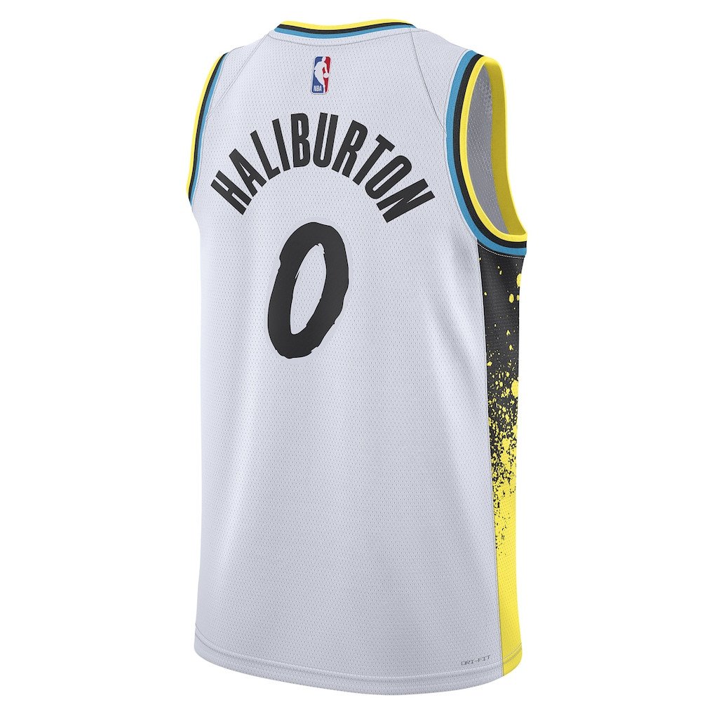Tyrese Haliburton 0 Indiana Pacers Unisex 2024/25 Swingman Player City Editio White NBA Jersey Unisex