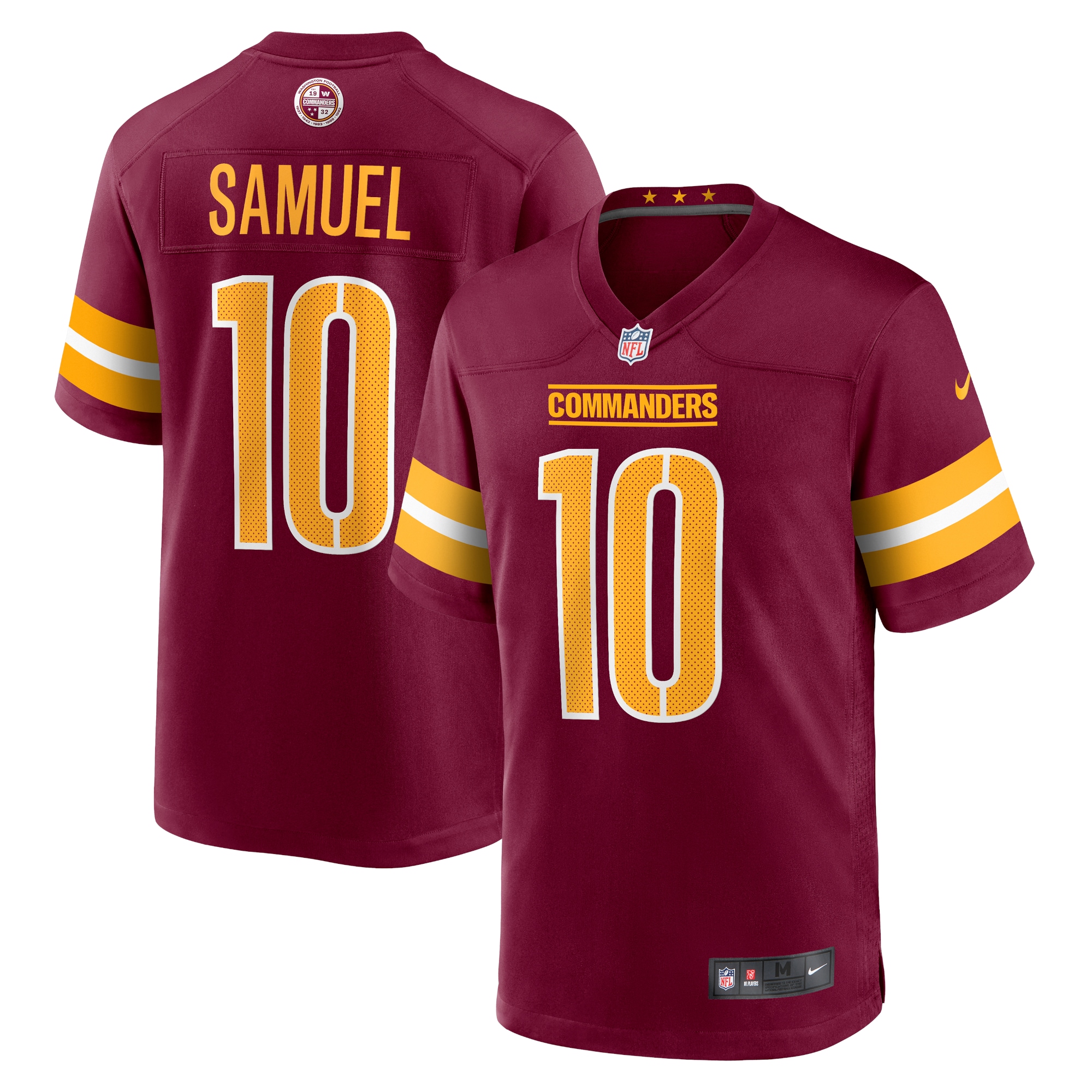 Washington Commanders Curtis Samuel Burgundy Game NFL Jersey Men's