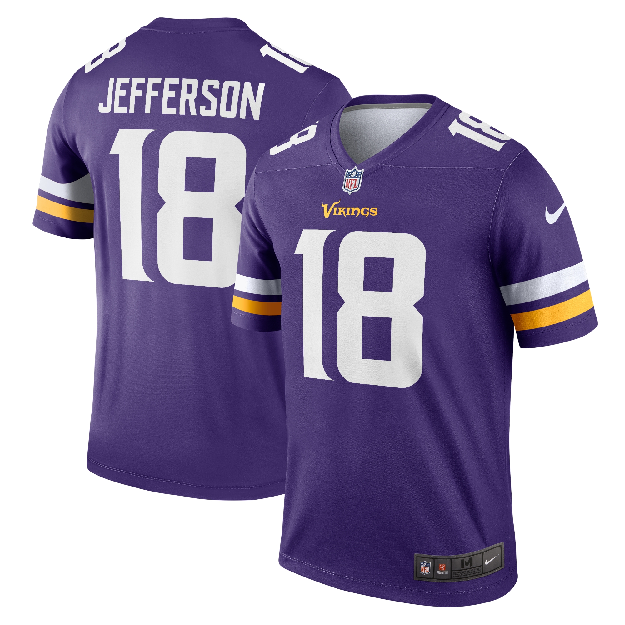 Minnesota Vikings Justin Jefferson Purple Alternate Legend Player Performance Top NFL Jersey Men's