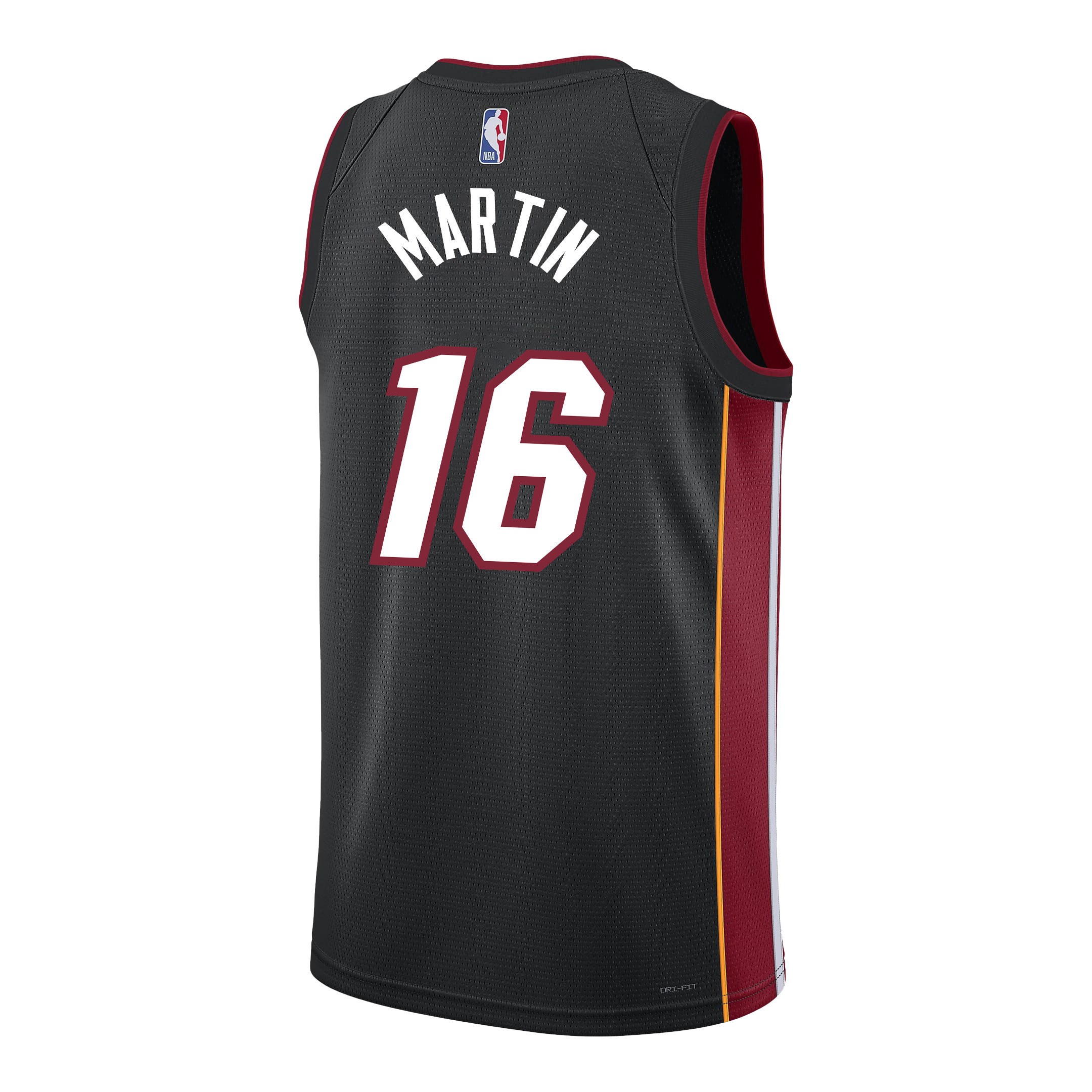 Caleb Martin 16 Miami Heat Energizing Force 2023 Champions Swingman Black NBA Jersey Men's