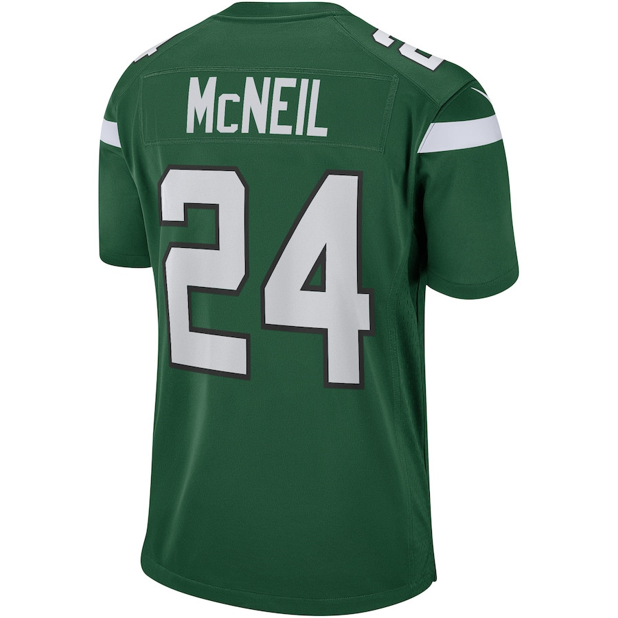 Freeman McNeil 24 New York Jets Game Retired Gotham Green NFL Jersey Men's
