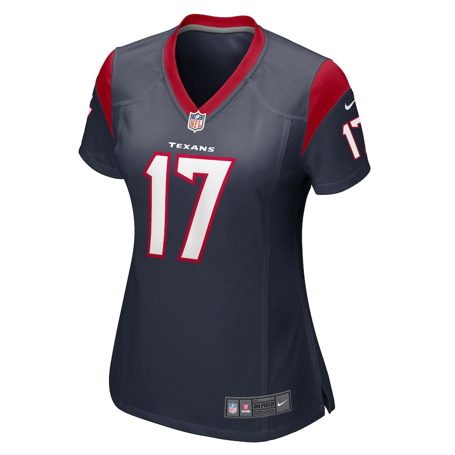 Kris Boyd 17 Houston Texans Game Navy NFL Jersey Women's