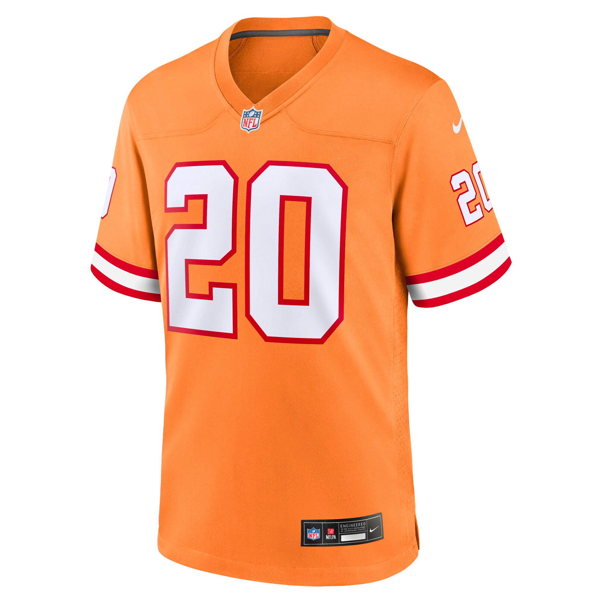 Tampa Bay Buccaneers Ronde Barber Orange Retired Player Game NFL Jersey Youth