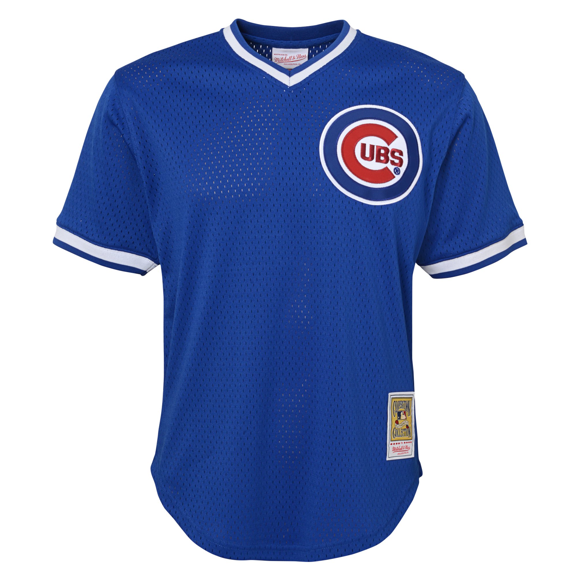 Chicago Cubs Ryne Sandberg Mitchell Ness Royal Cooperstown Collection Mesh Batting Practice MLB Jersey Youth