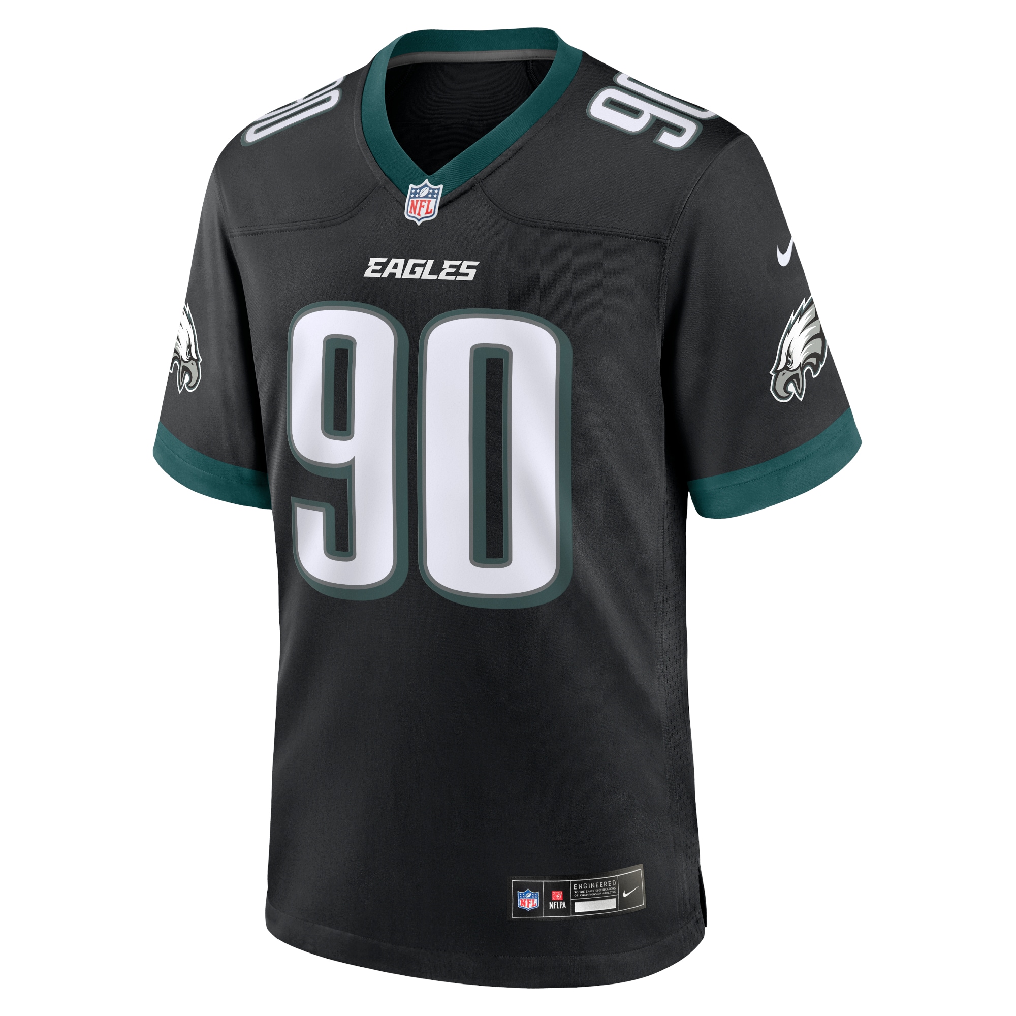 Philadelphia Eagles Davis Black Alternate Game NFL Jersey Men's