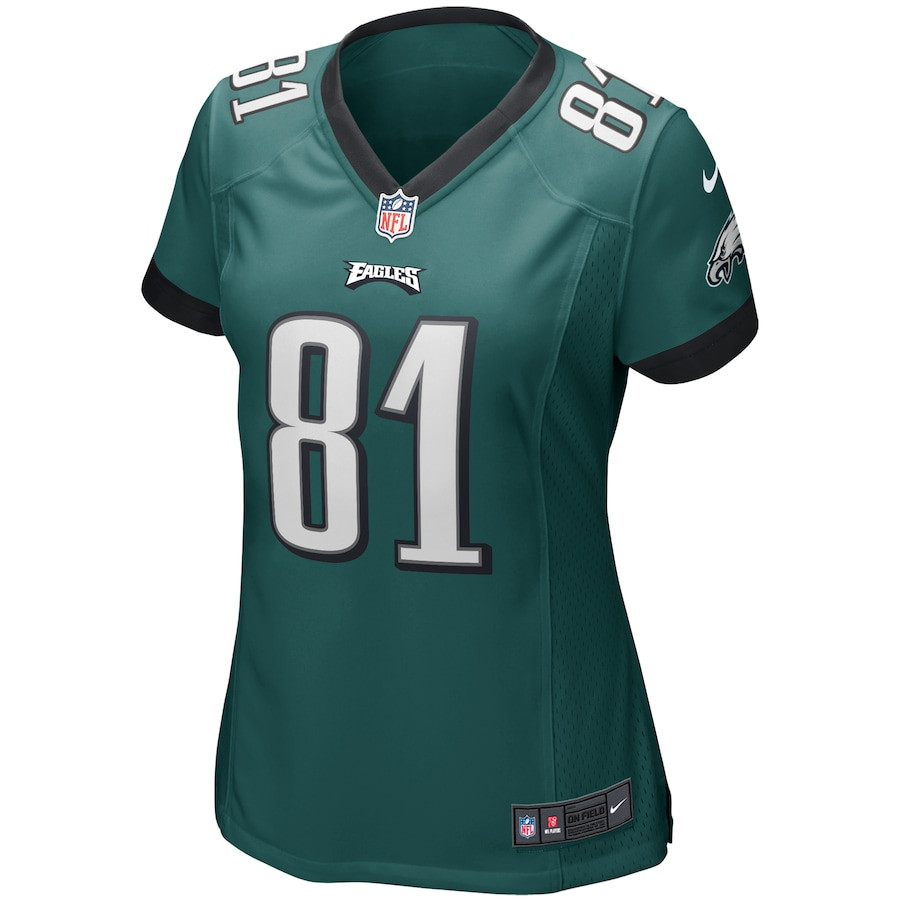 Terrell Owens 81 Philadelphia Eagles Game Retired Midnight Green NFL Jersey Women's