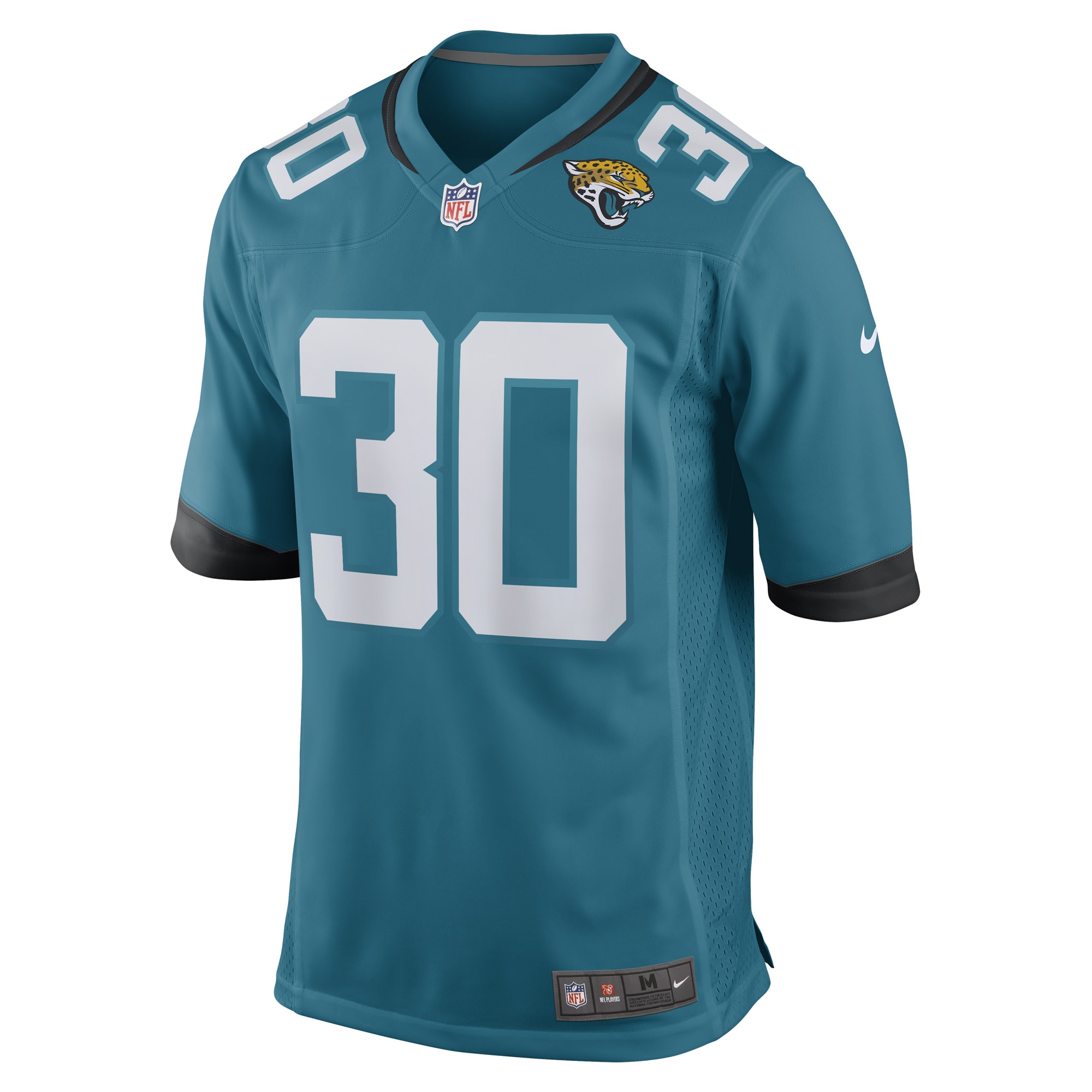 Jacksonville Jaguars Montaric Brown Teal Game Player NFL Jersey Men's