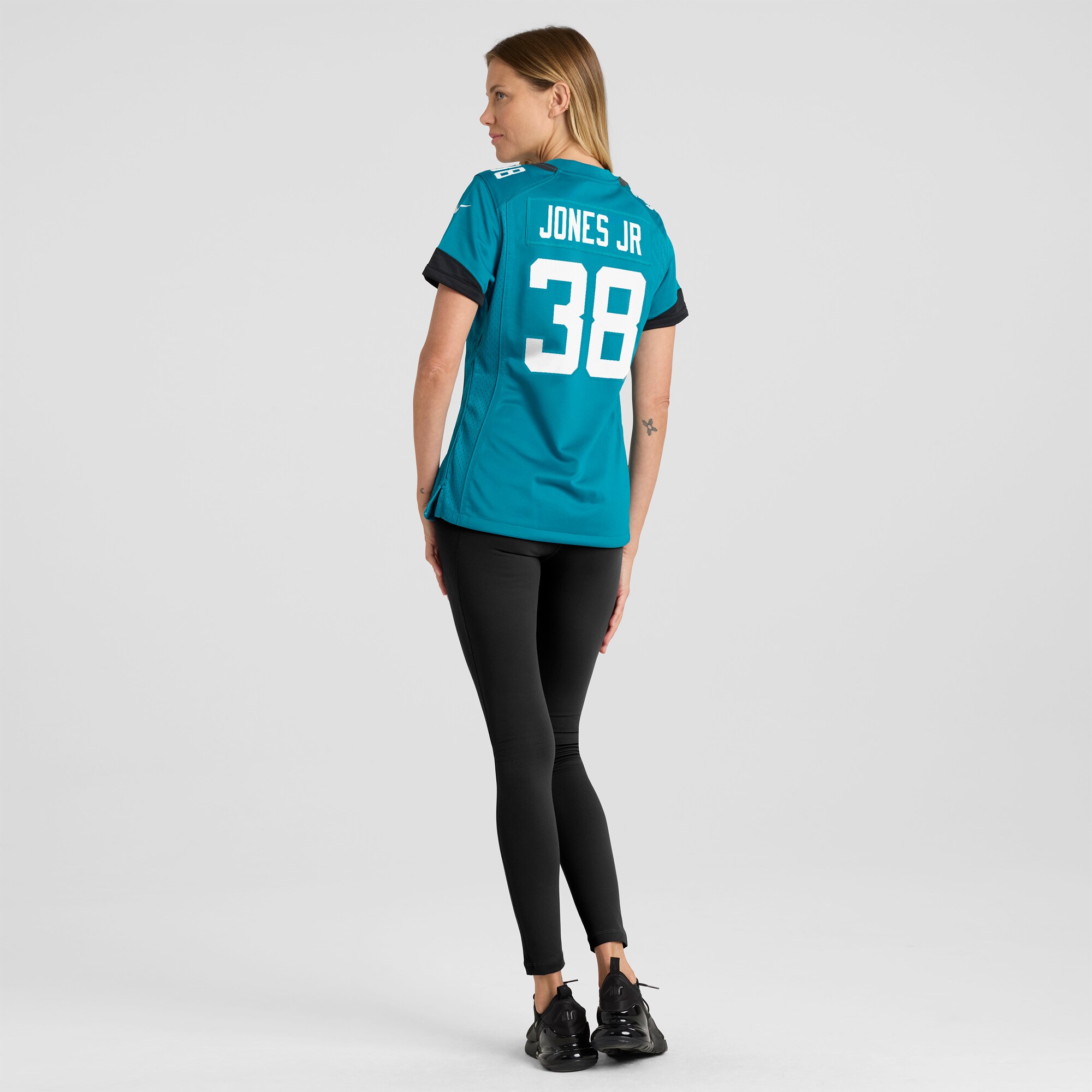 Jacksonville Jaguars Velus Jones Jr. Teal Game NFL Jersey Women's