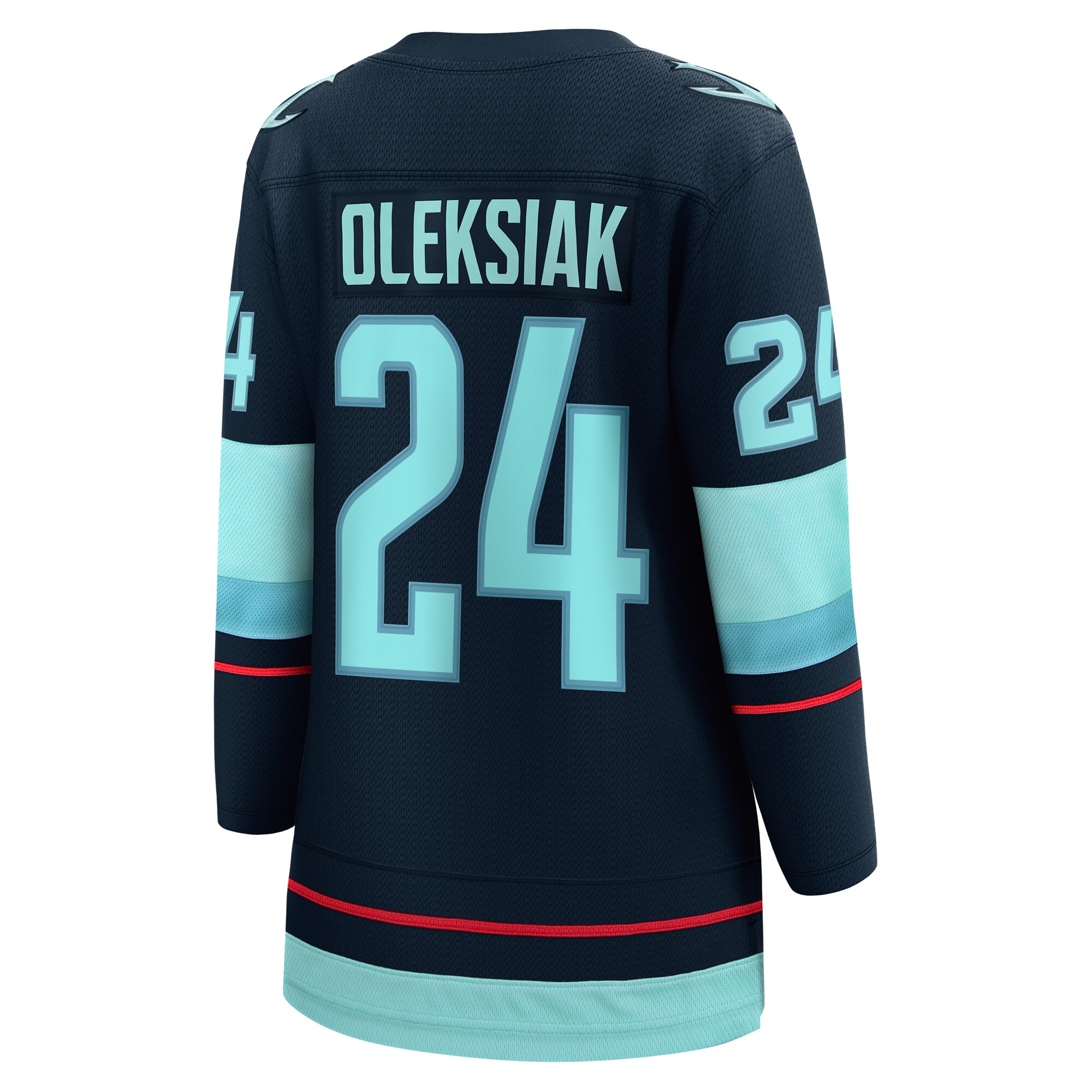 Seattle Kraken Jamie Oleksiak Deep Sea Blue Home Breakaway Player NHL Jersey Women's