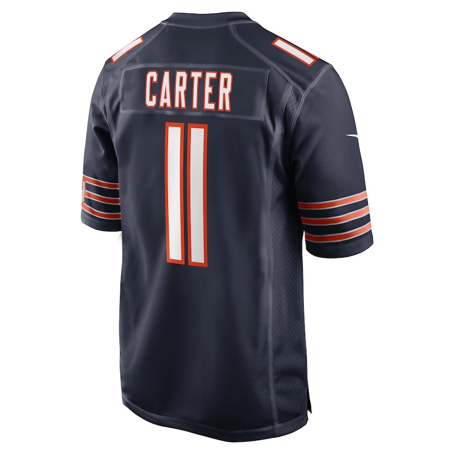 DeAndre Carter 11 Chicago Bears Game Navy NFL Jersey Men's