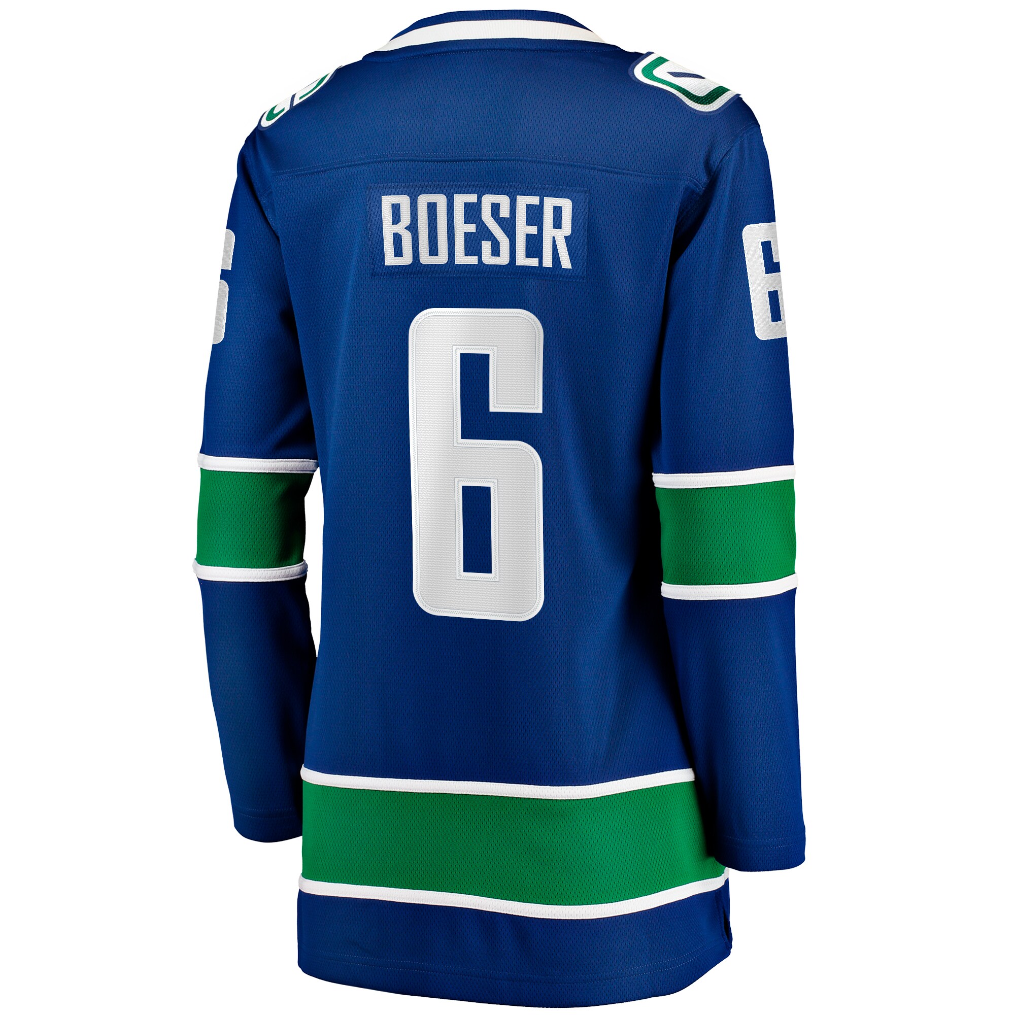 Vancouver Canucks Brock Boeser Blue Home Breakaway NHL Jersey Women's