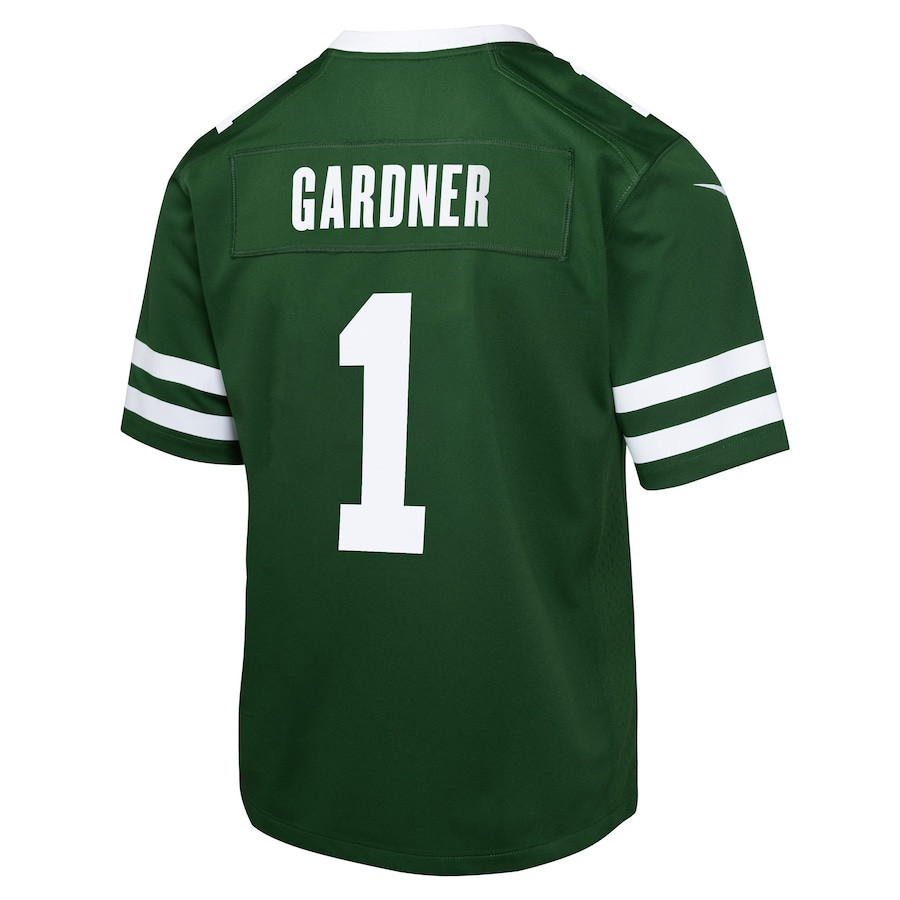 Ahmad Sauce Gardner 1 New York Jets Game Legacy Green NFL Jersey Youth