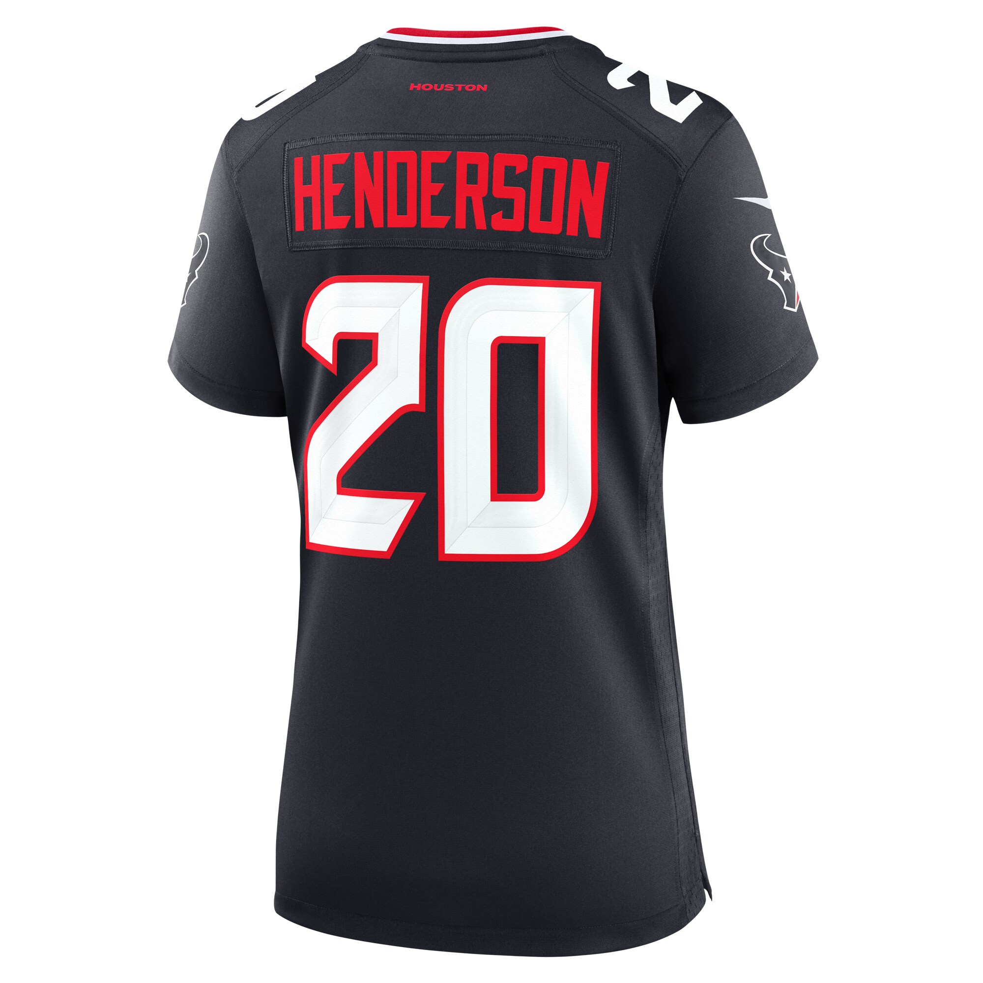 Houston Texans C.J. Henderson Navy Team Game NFL Jersey Women's