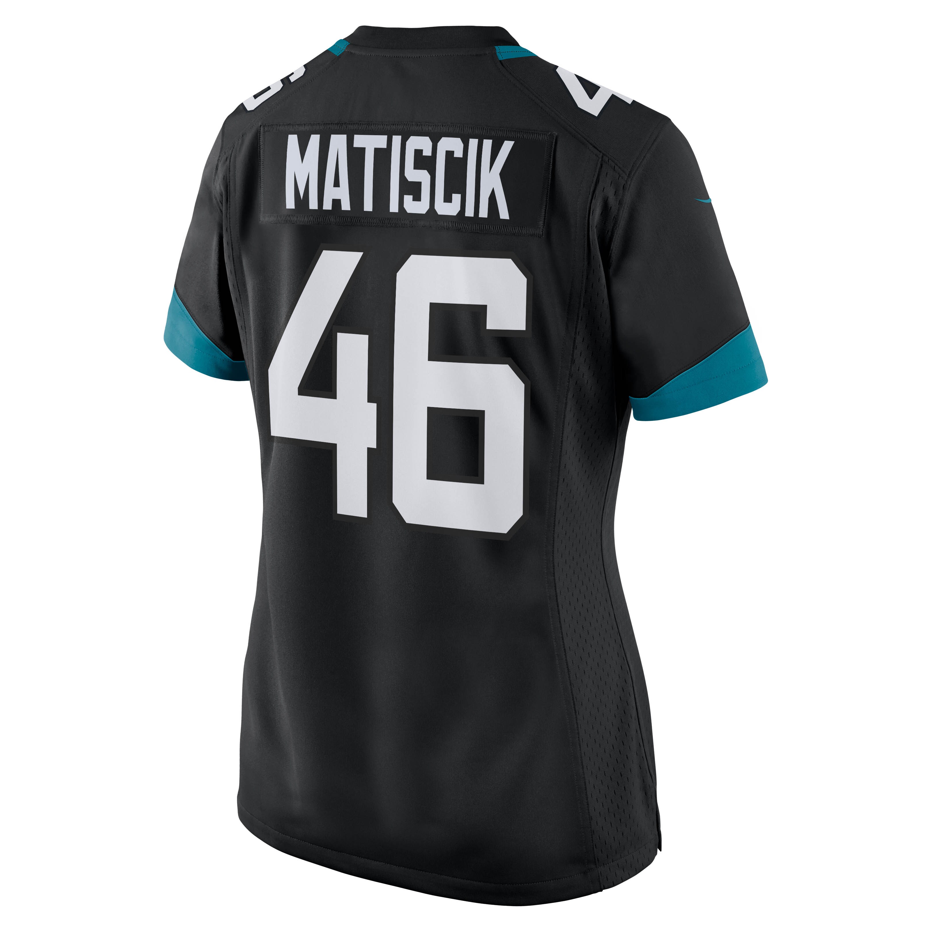 Jacksonville Jaguars Ross Matiscik Black Game NFL Jersey Women's