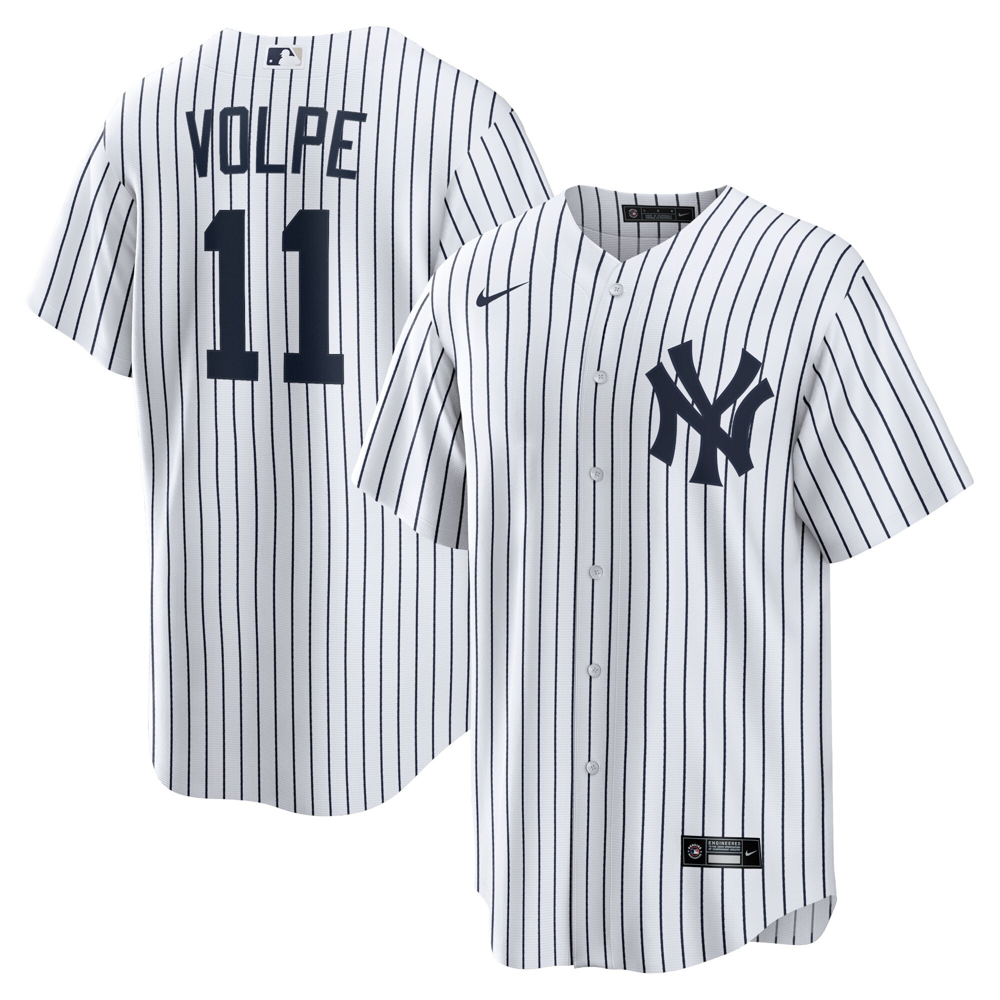 New York Yankees Anthony Volpe White Home Player MLB Jersey Men's