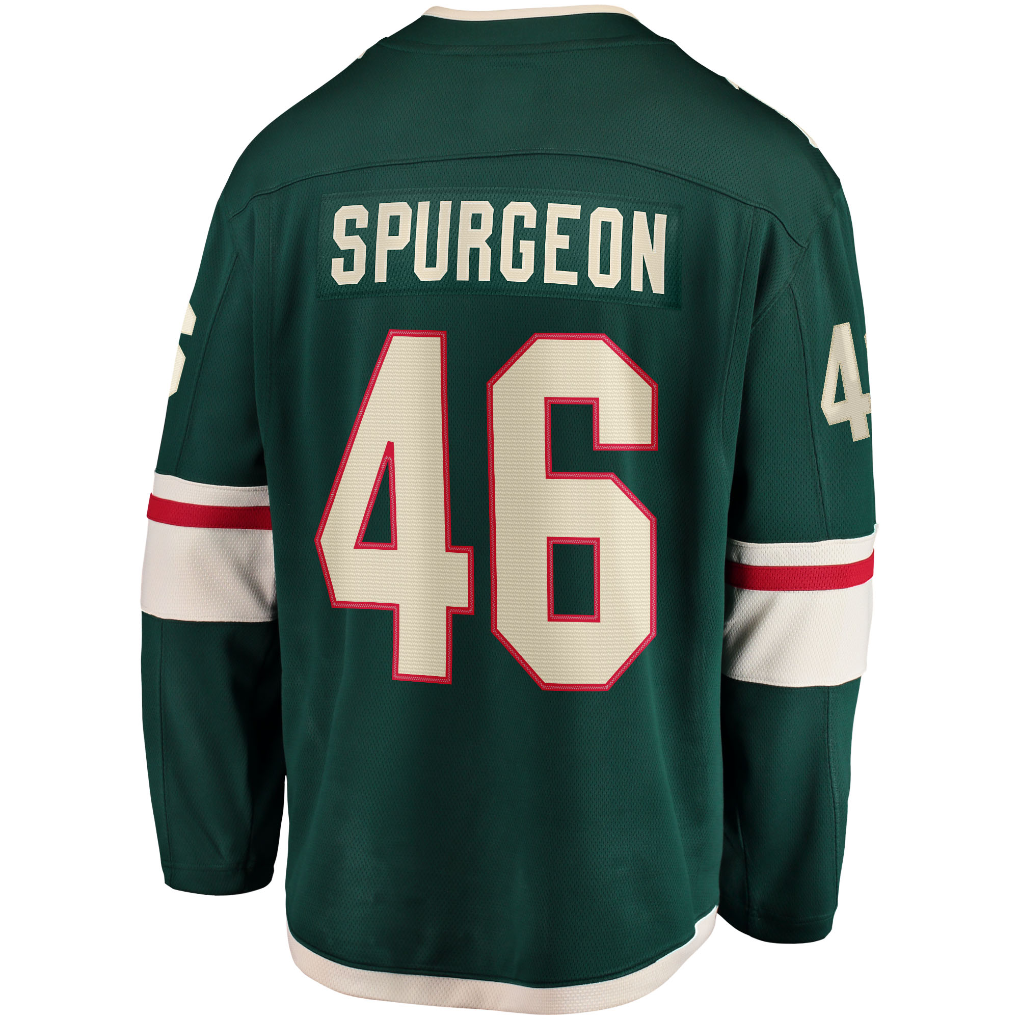 Minnesota Wild Jared Spurgeon Green Home Breakaway Player NHL Jersey Men's