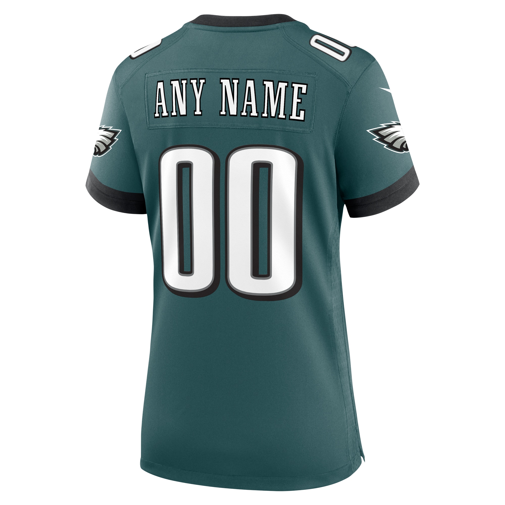 Philadelphia Eagles Midnight Green Custom Game NFL Jersey Women's
