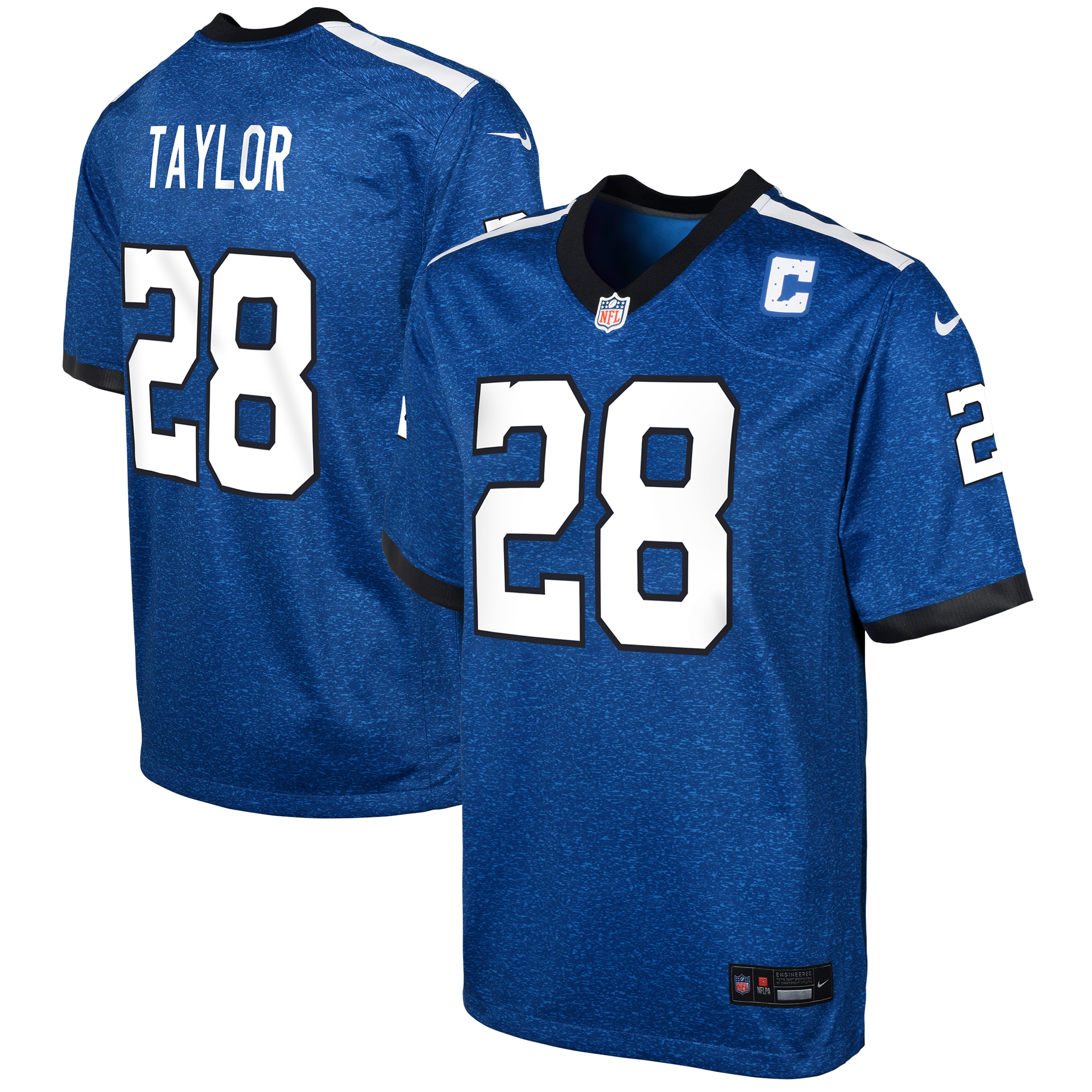 Indianapolis Colts Jonathan Taylor Blue Game NFL Jersey Youth