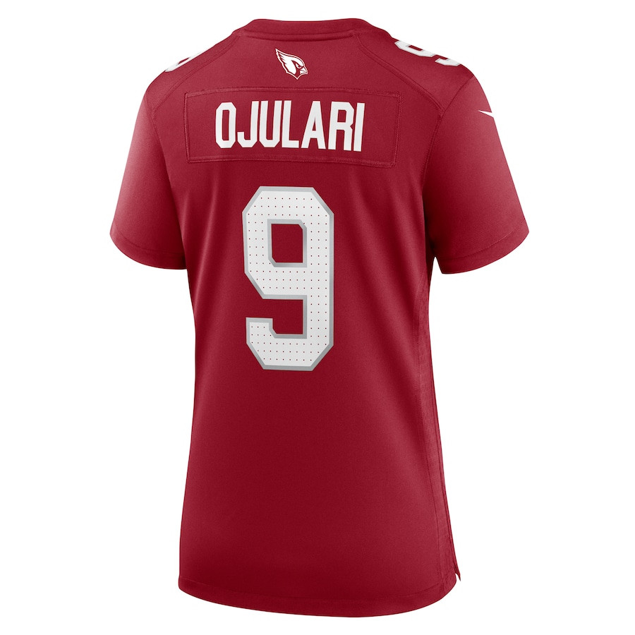 BJ Ojulari 9 Arizona Cardinals Game Cardinal NFL Jersey Women's