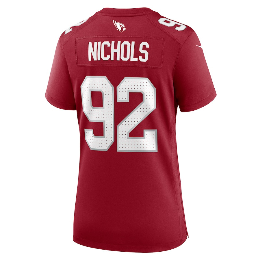 Bilal Nichols 92 Arizona Cardinals Game Cardinal NFL Jersey Women's