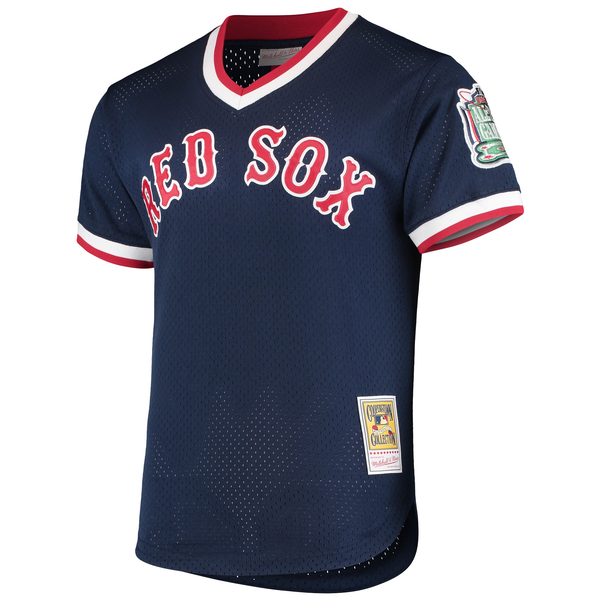 Boston Red Sox Pedro Martinez Mitchell Ness Navy 1999 Cooperstown Collection Mesh Batting Practice MLB Jersey Men's
