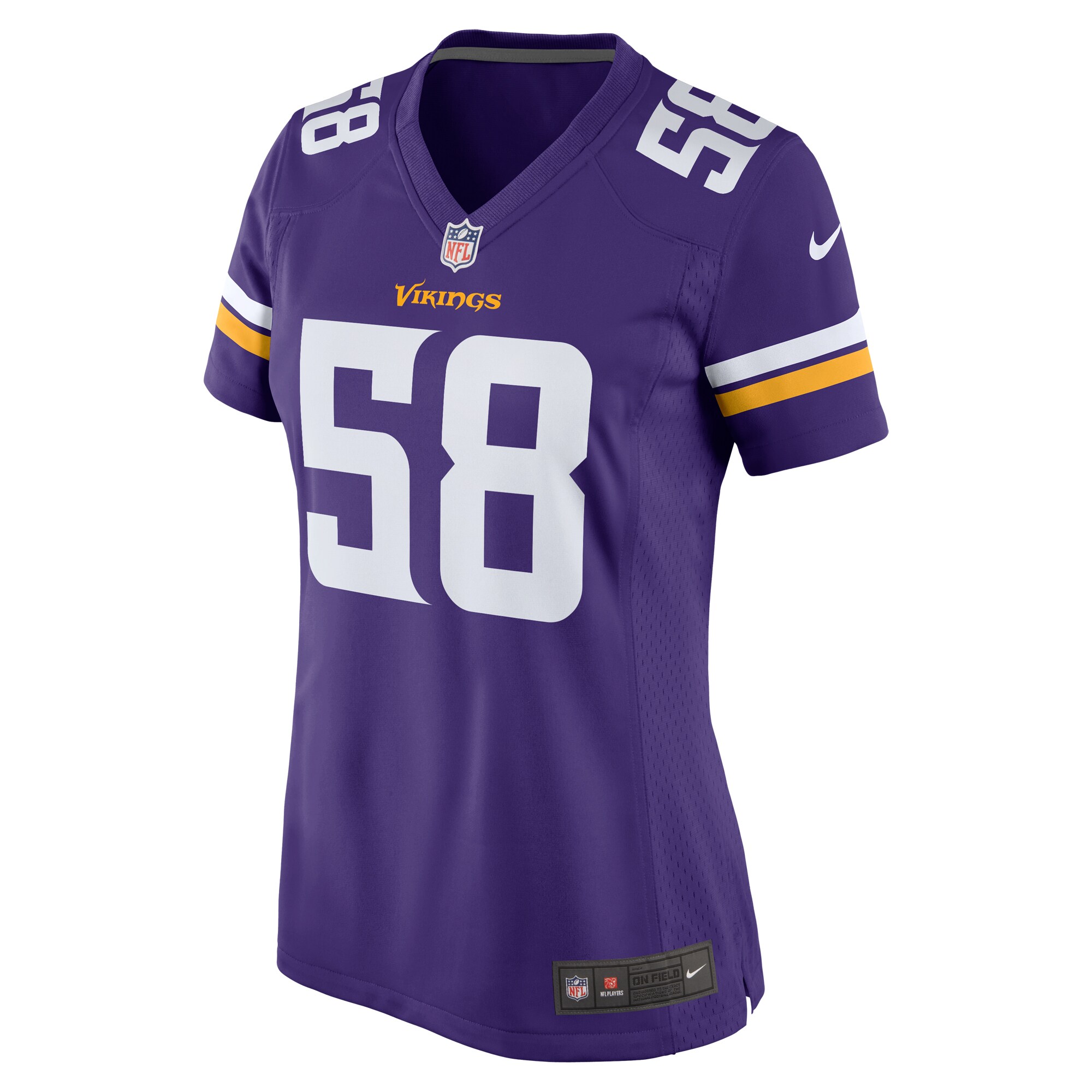 Minnesota Vikings Jonathan Greenard Purple Team Game NFL Jersey Women's