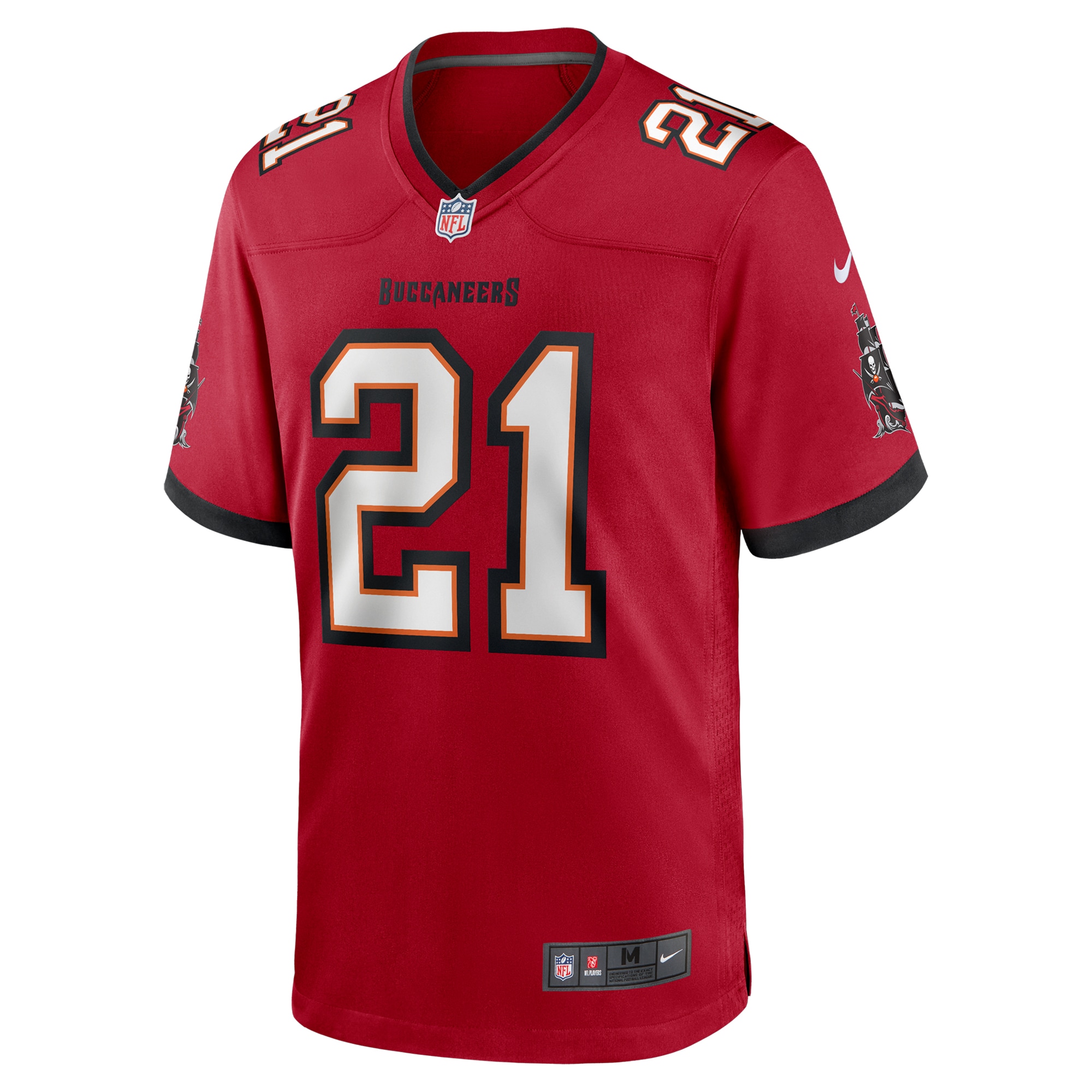 Tampa Bay Buccaneers Mike Edwards Red Game NFL Jersey Men's