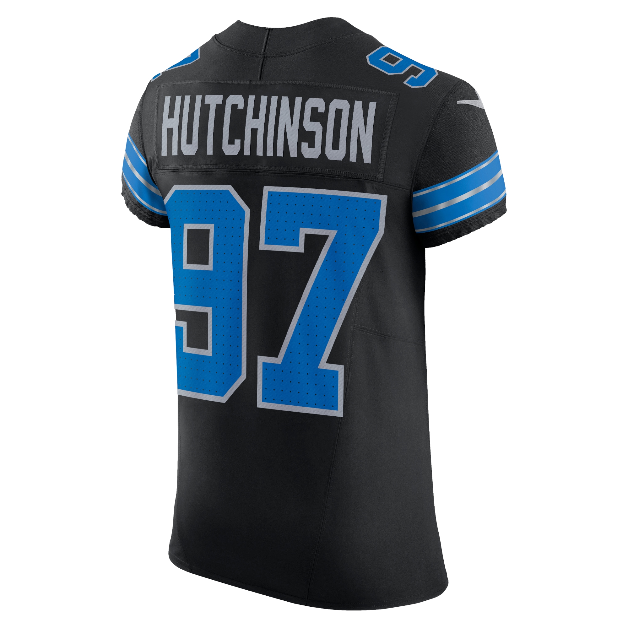 Detroit Lions Aidan Hutchinson Black Alternate Vapor F.U.S.E. Elite NFL Jersey Men's