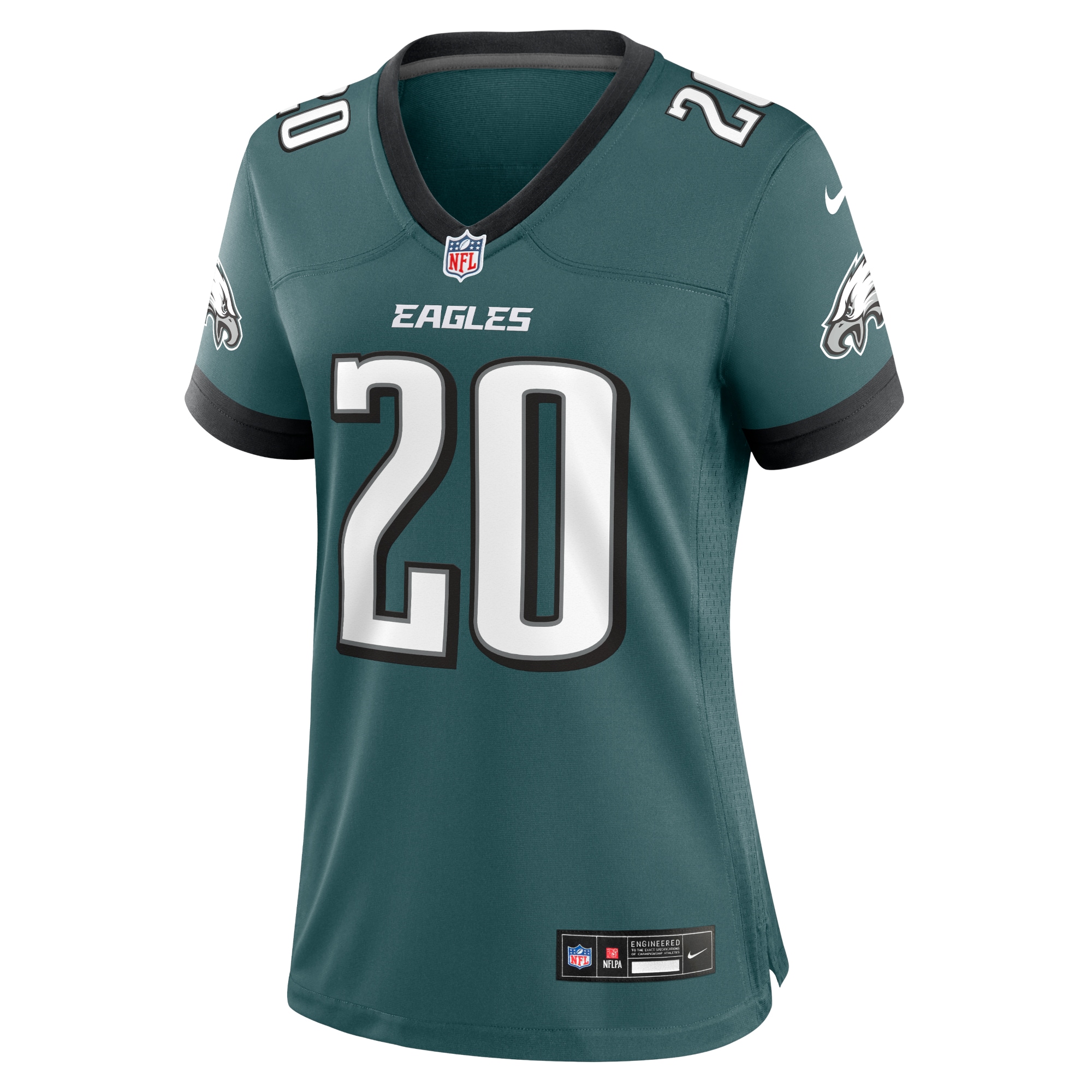 Philadelphia Eagles Brian Dawkins Midnight Green Retired Player Game NFL Jersey Women's